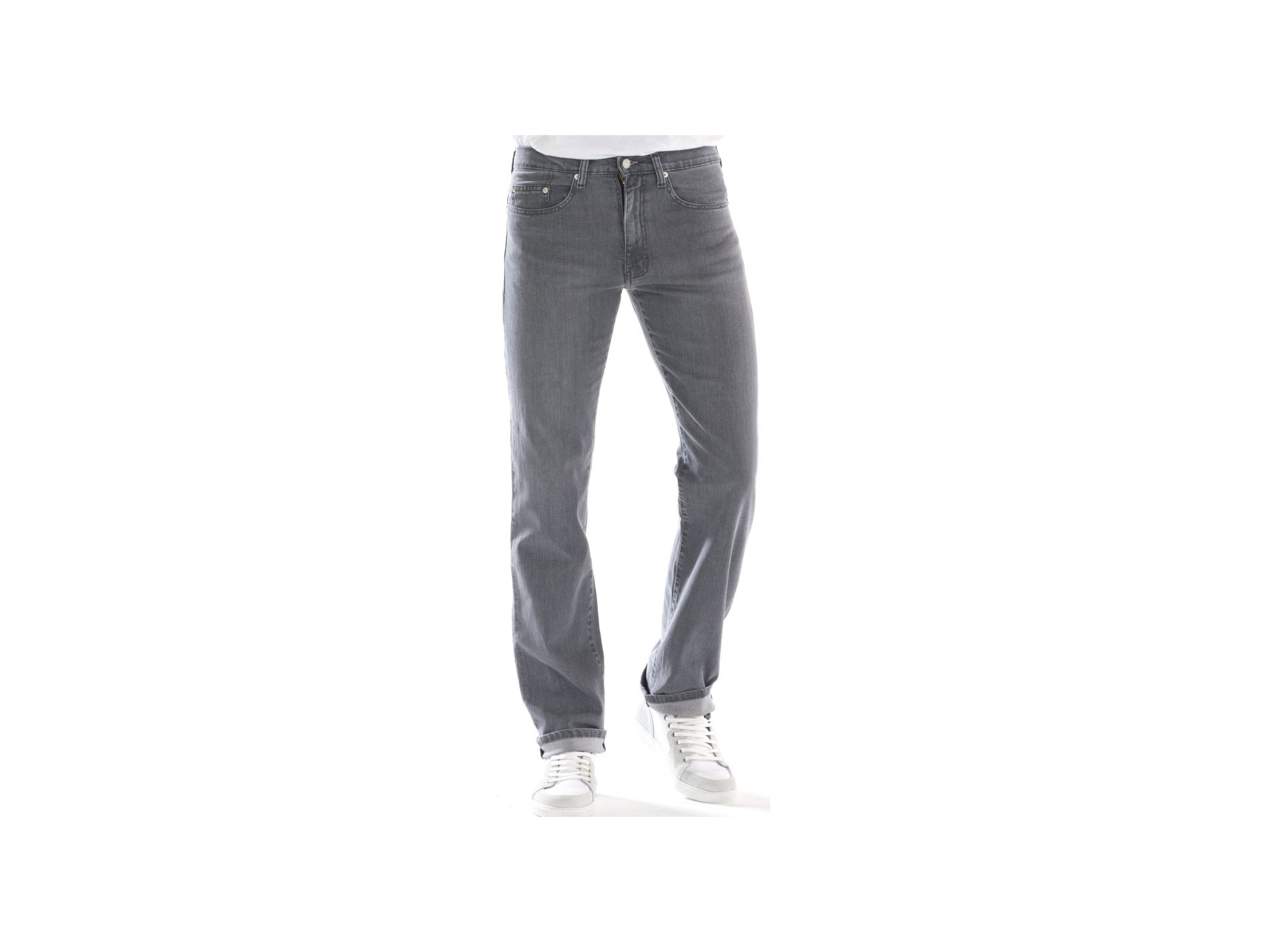 Jean de travail FULL BLUE coton/élasthanne gris