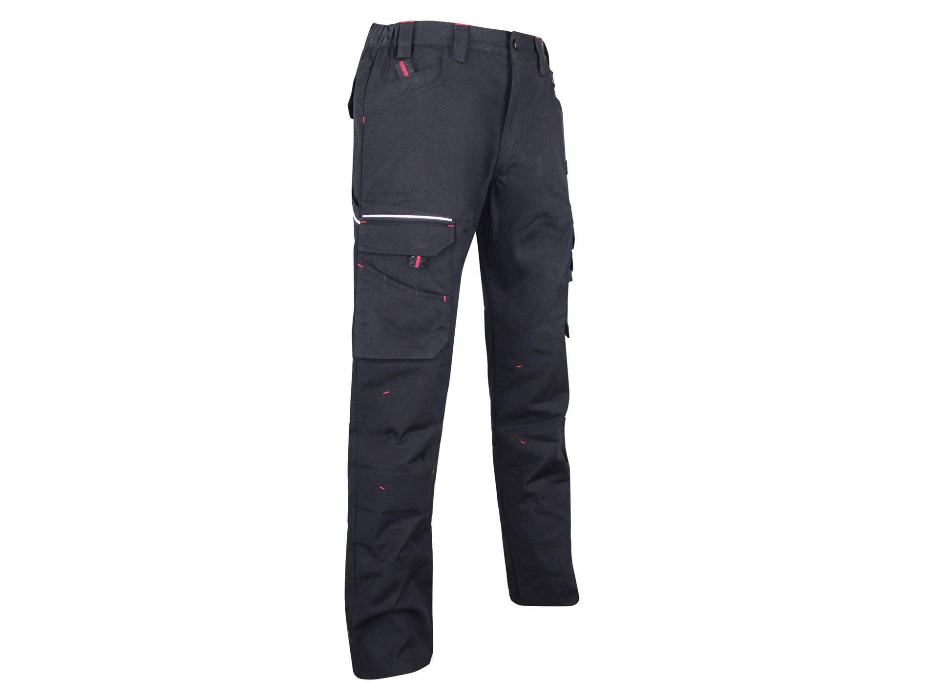 Pantalon de travail LMA Basalte coton/poly noir