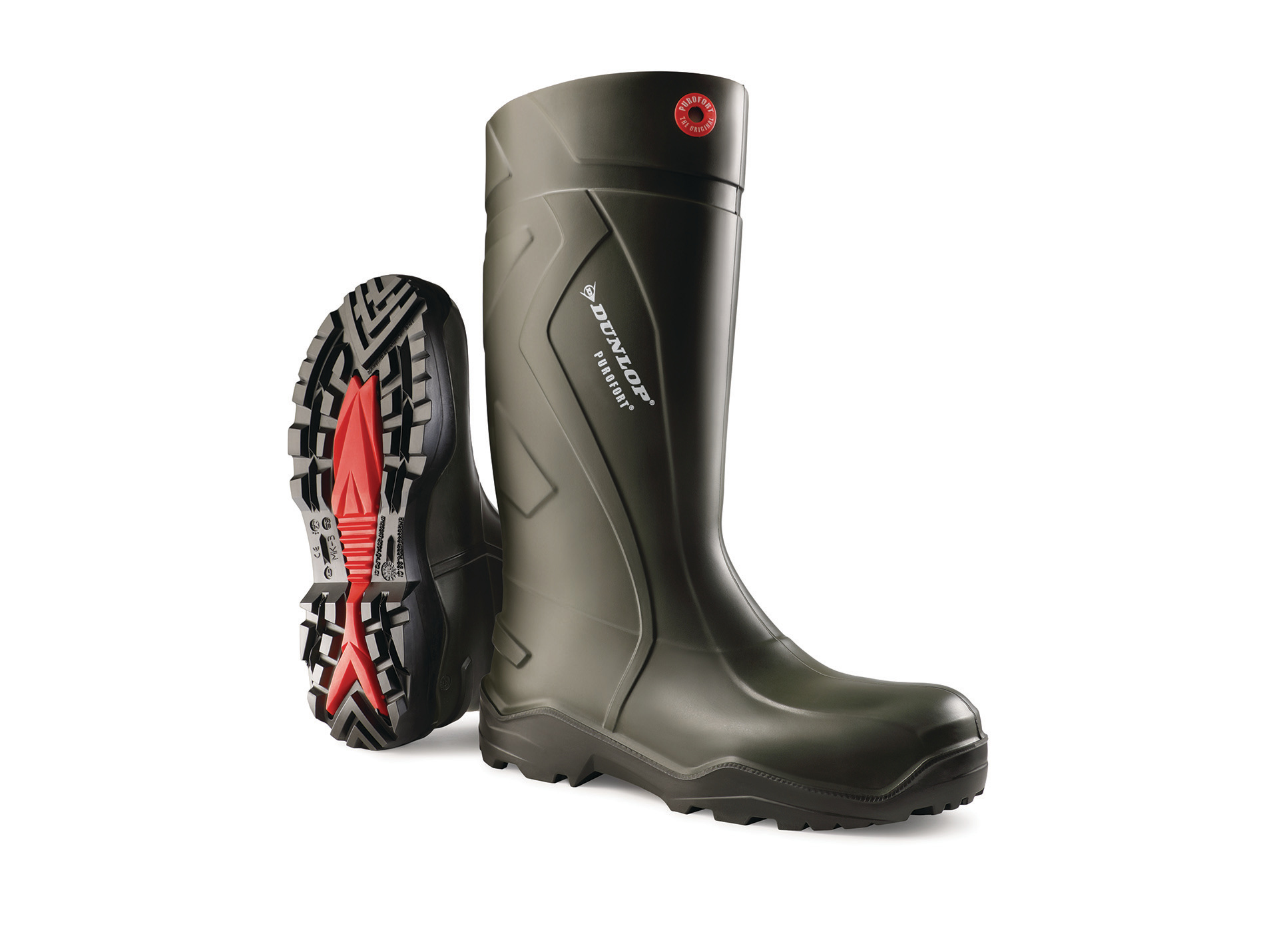 Bottes DUNLOP D760 PU mixte vert