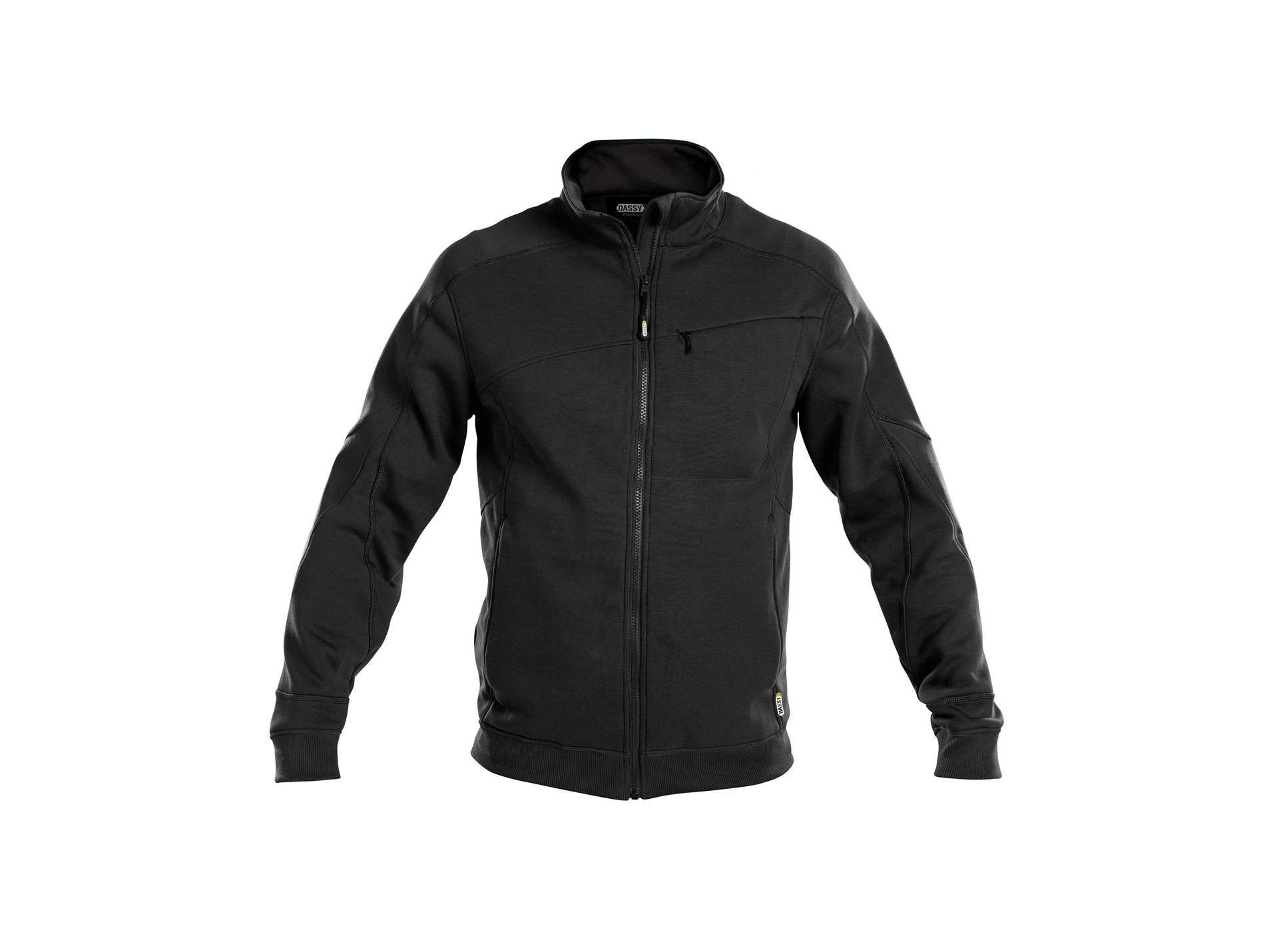 Sweat de travail DASSY Velox avec zip noir