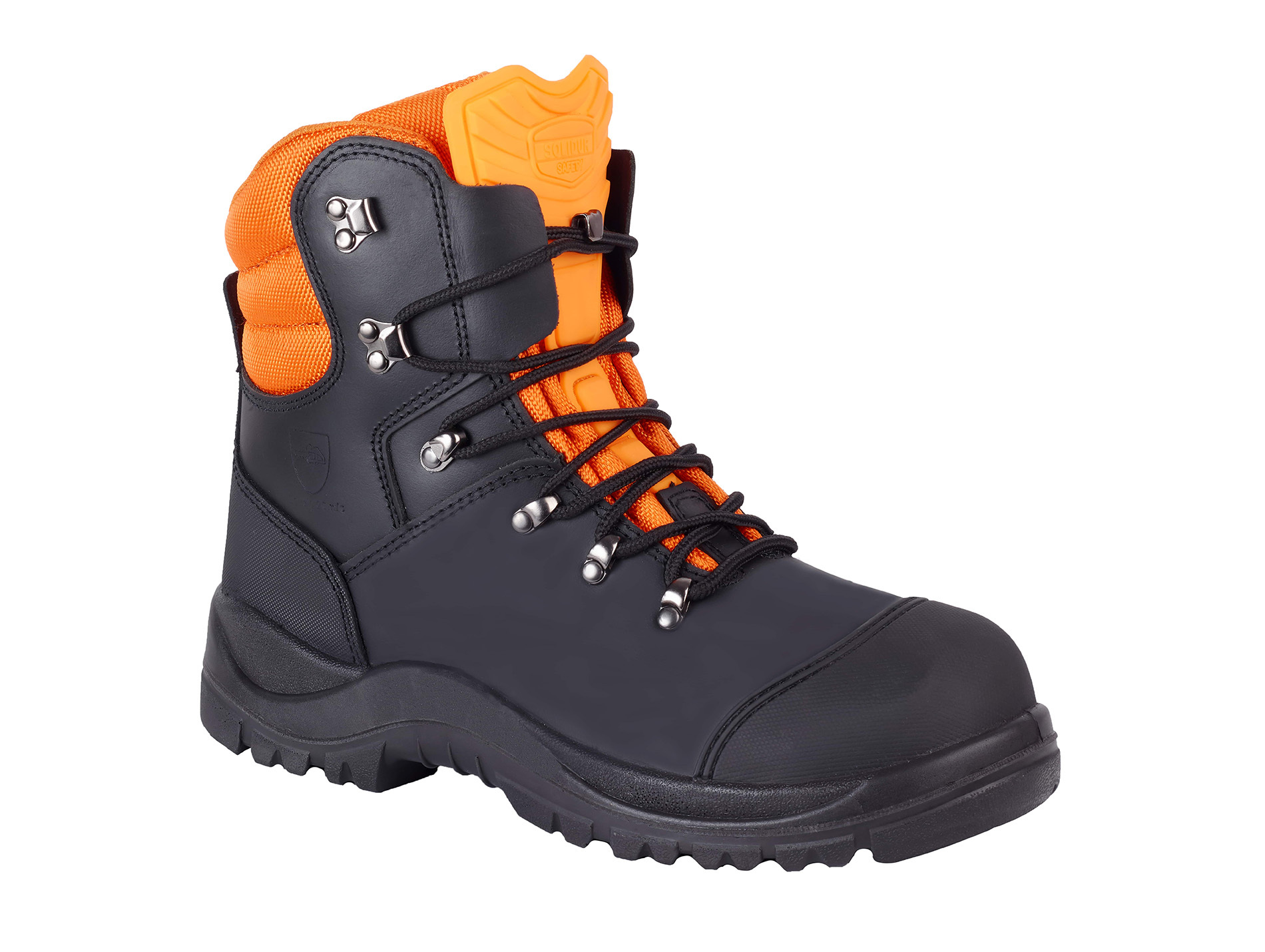 Chaussures forestière SOLIDUR Arud S3 noir/orange
