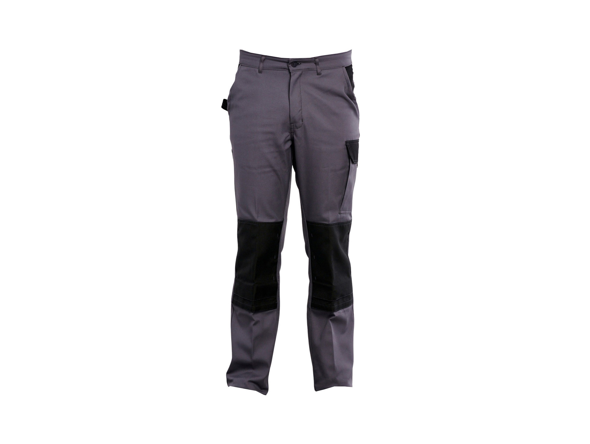 Pantalon de travail PBV Omar renforts cordura gris/noir