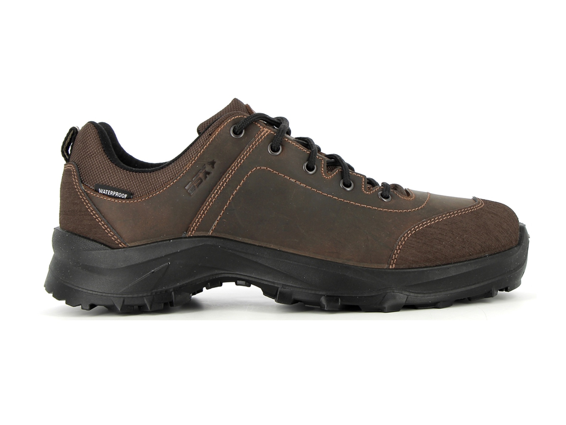 Chaussures de travail basses BAUDOU Kirby cuir marron