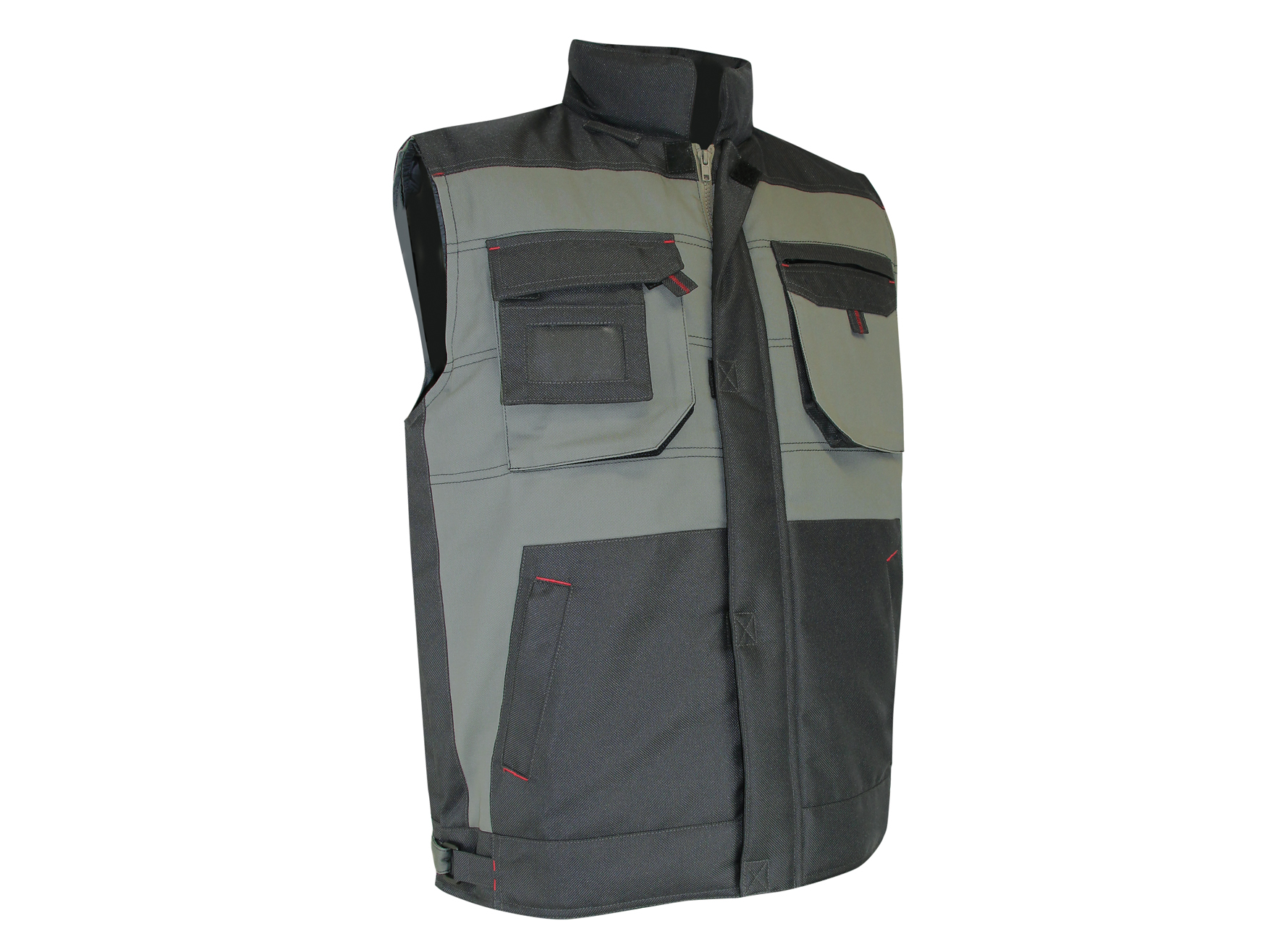 Veste sans manche de travail LMA Serpe coton/poly kaki
