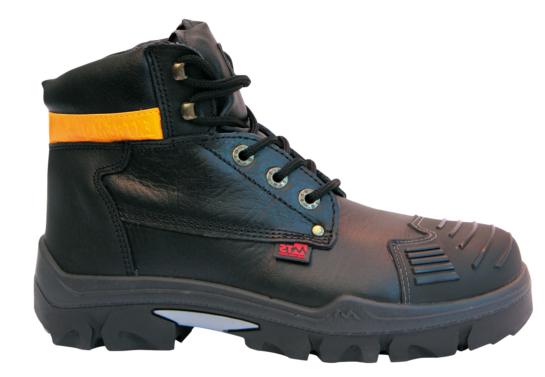 Chaussures de sécurité hautes SOLIDUR Atlas cuir S3 noir