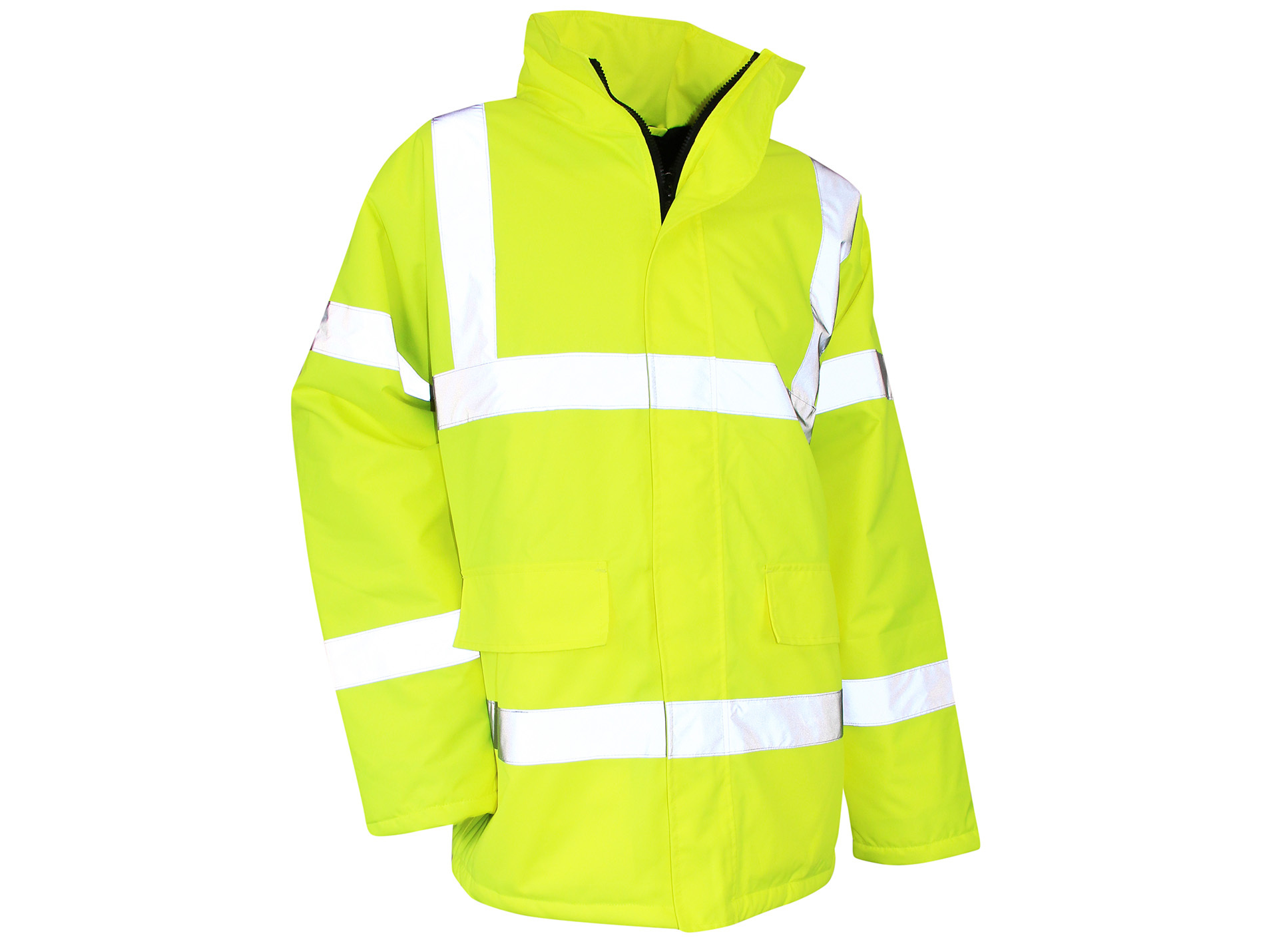 Parka haute visibilité LMA Surete coupe-vent jaune