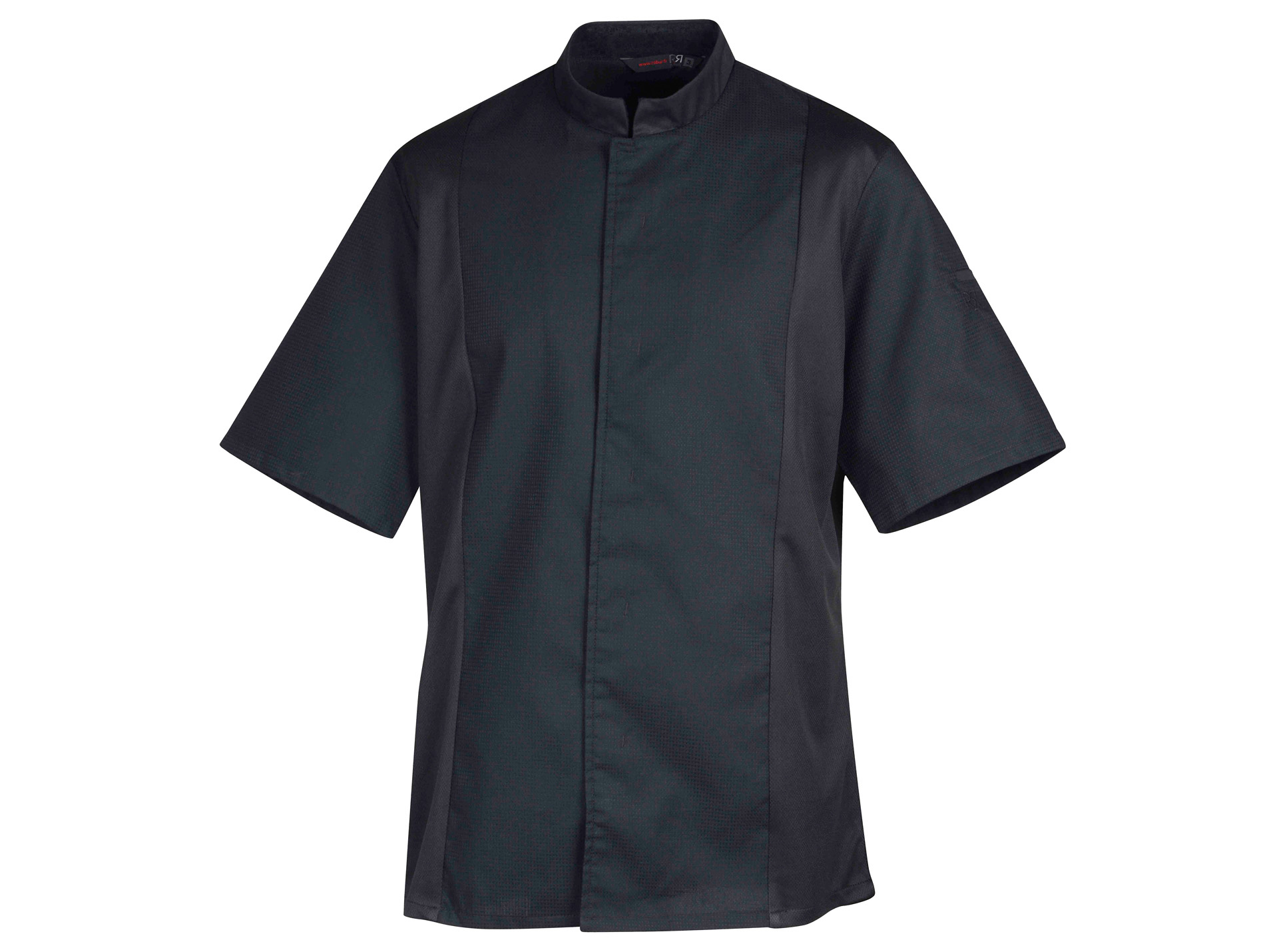 Veste de cuisine manches courtes Siaka Noir