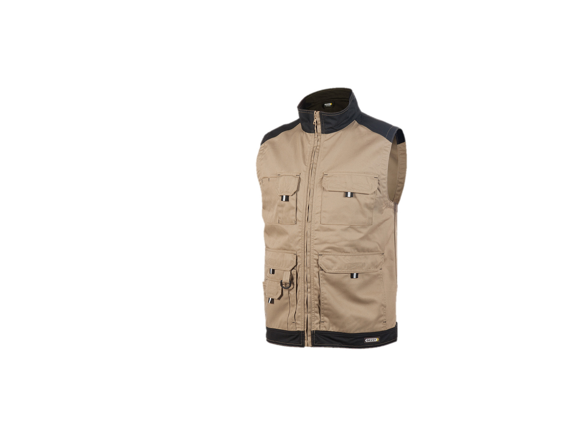 Veste sans manche de travail DASSY Fusion étanche camel