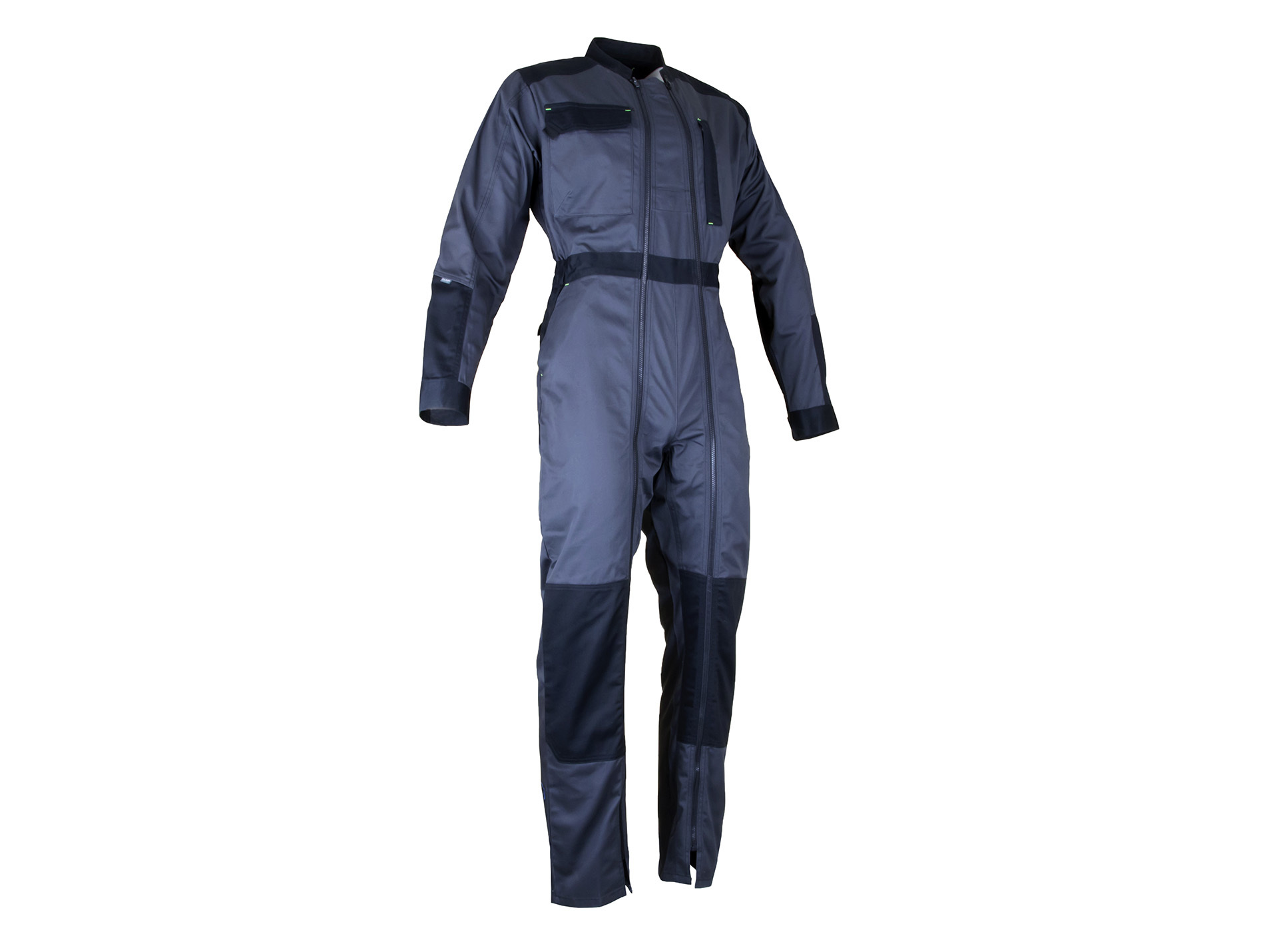 Combinaison de travail LMA Chlore coton/poly gris/noir
