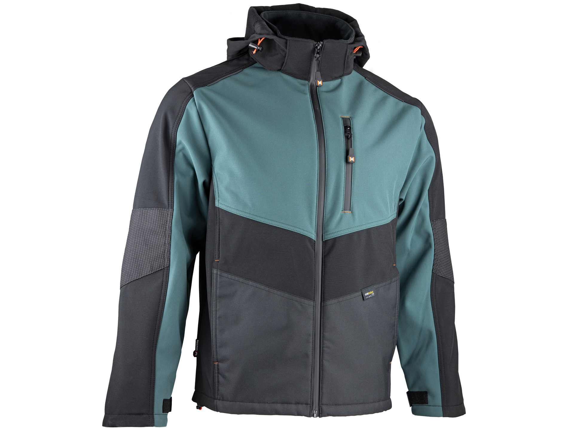 Veste de travail HOSTEN Ecorce oxford vert/noir