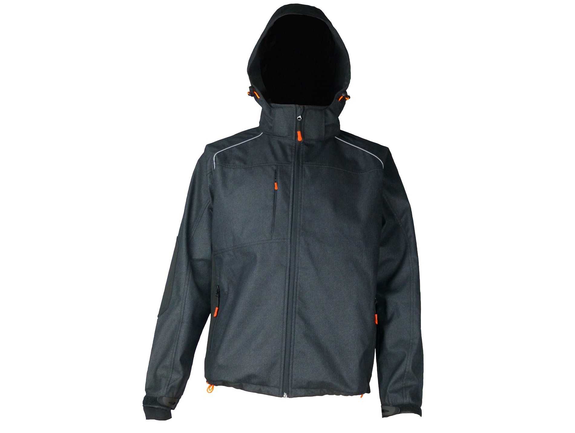Veste de travail PBV Isidore softshell gris/noir