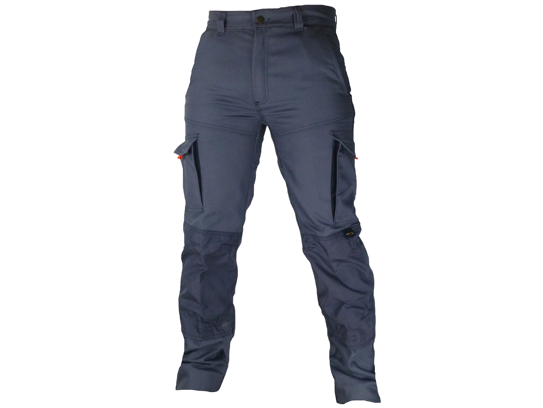 Pantalon de travail PBV Fabian renforts cordura gris/noir