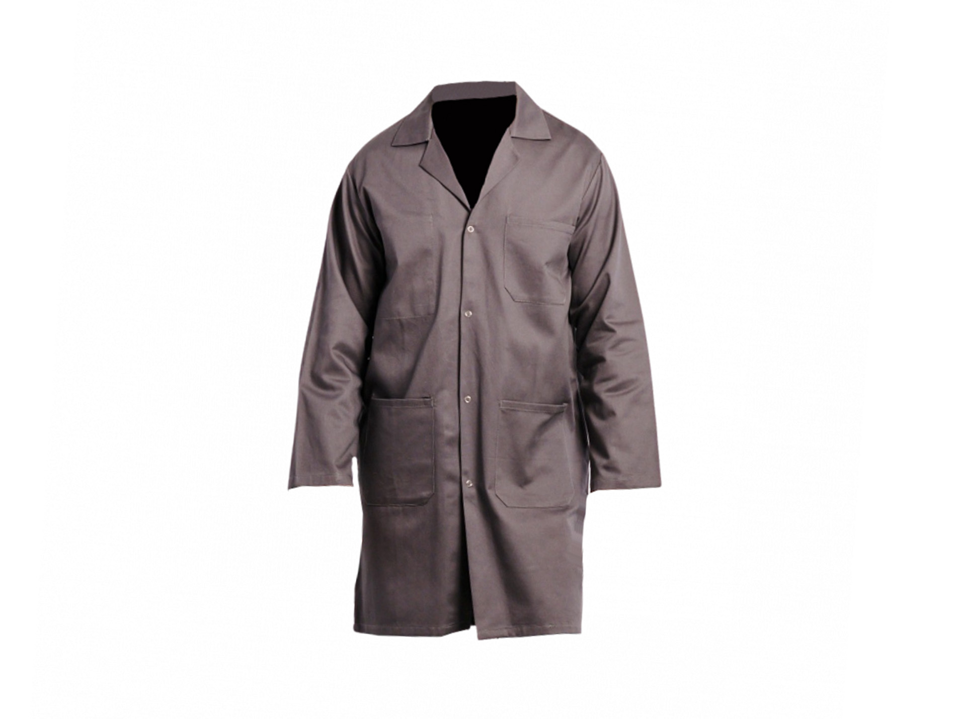 Blouse de travail PBV 12AP430 coton pressions gris