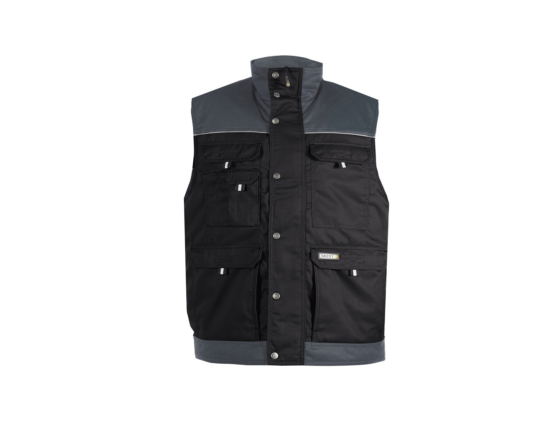 Veste sans manche de travail DASSY Hulst poly/coton noir