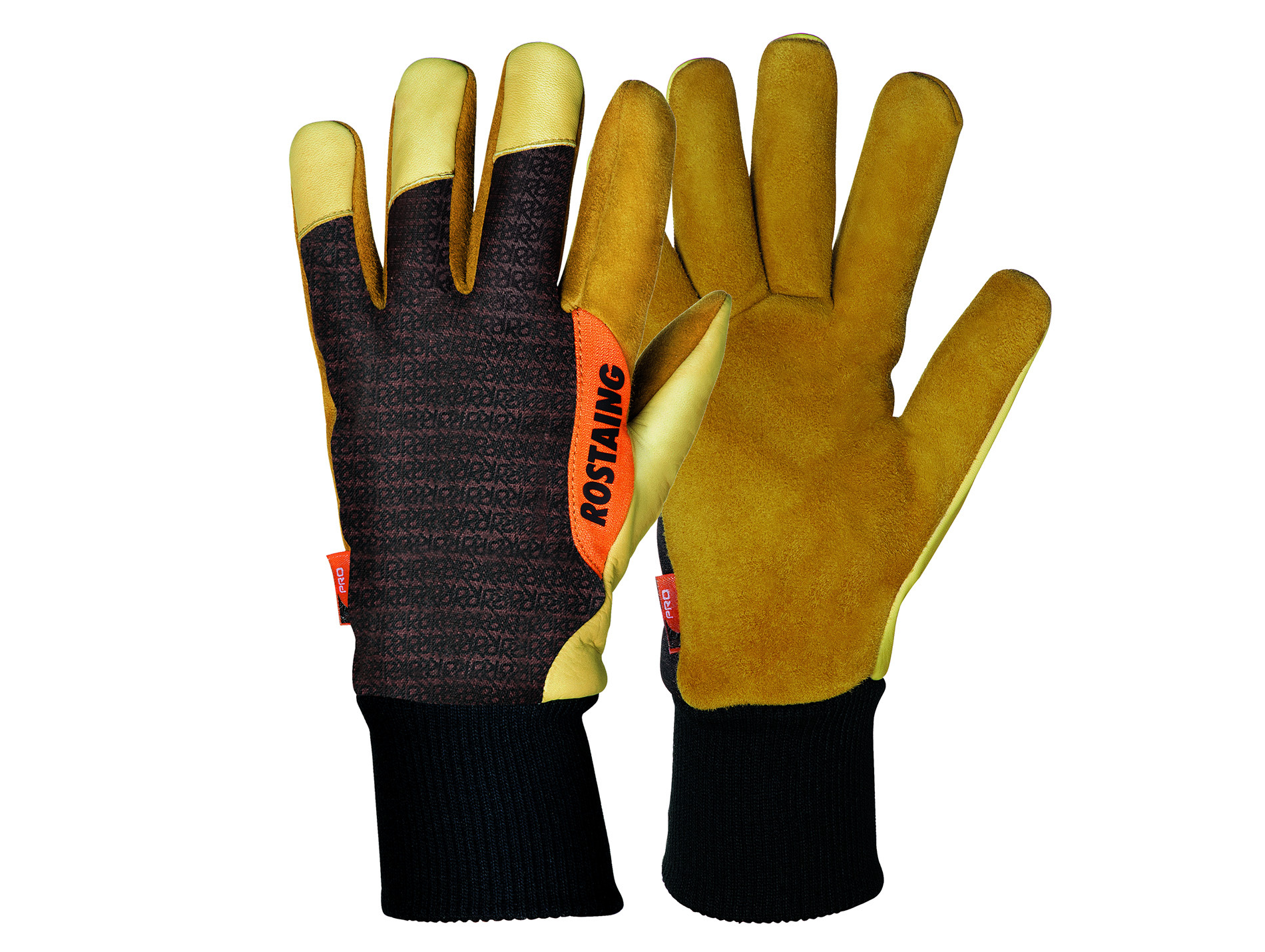 Gants ROSTAING Iverno milieu froid/humide cuir marron