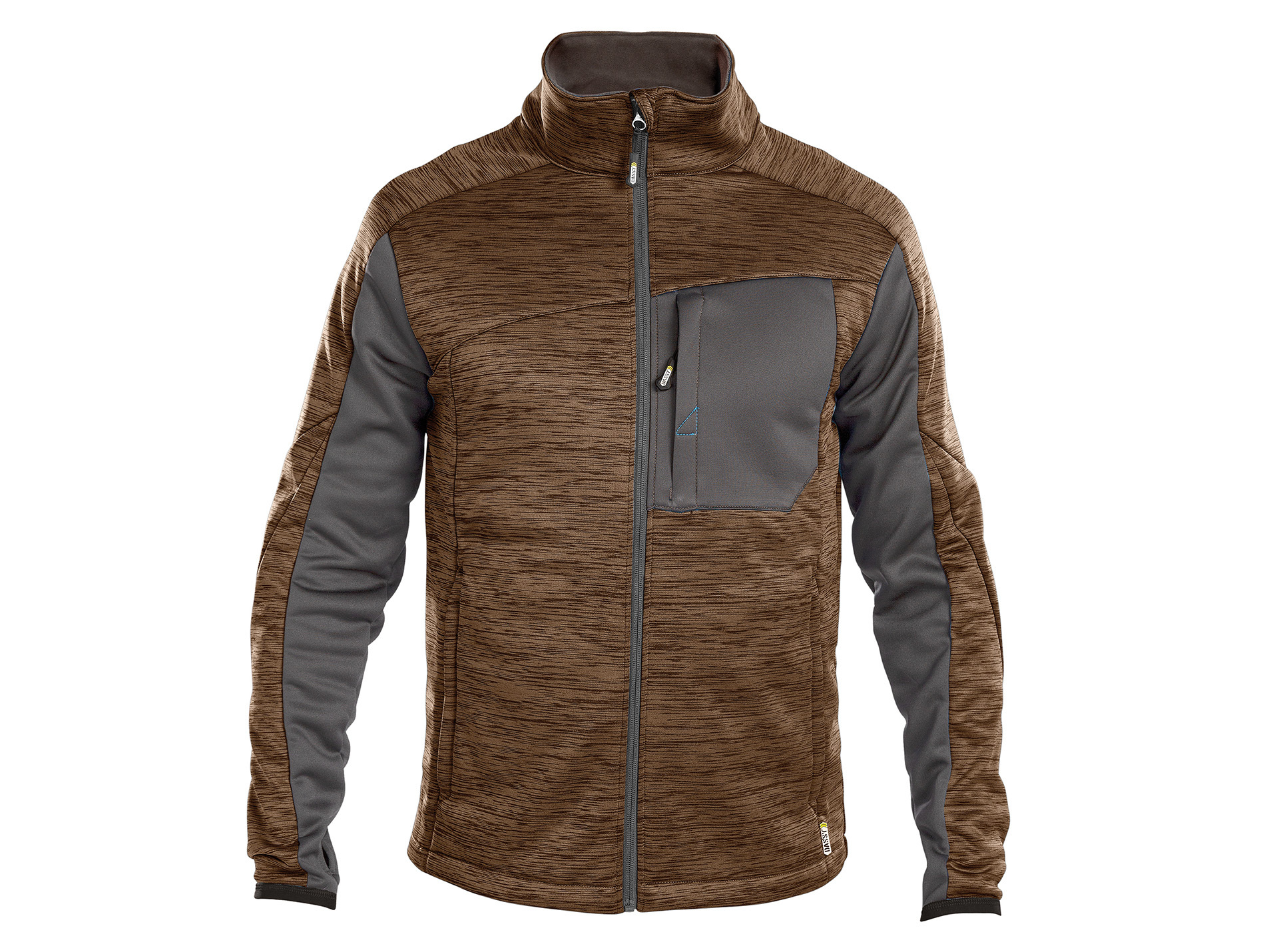 Polaire de travail DASSY Convex polyester camel/gris
