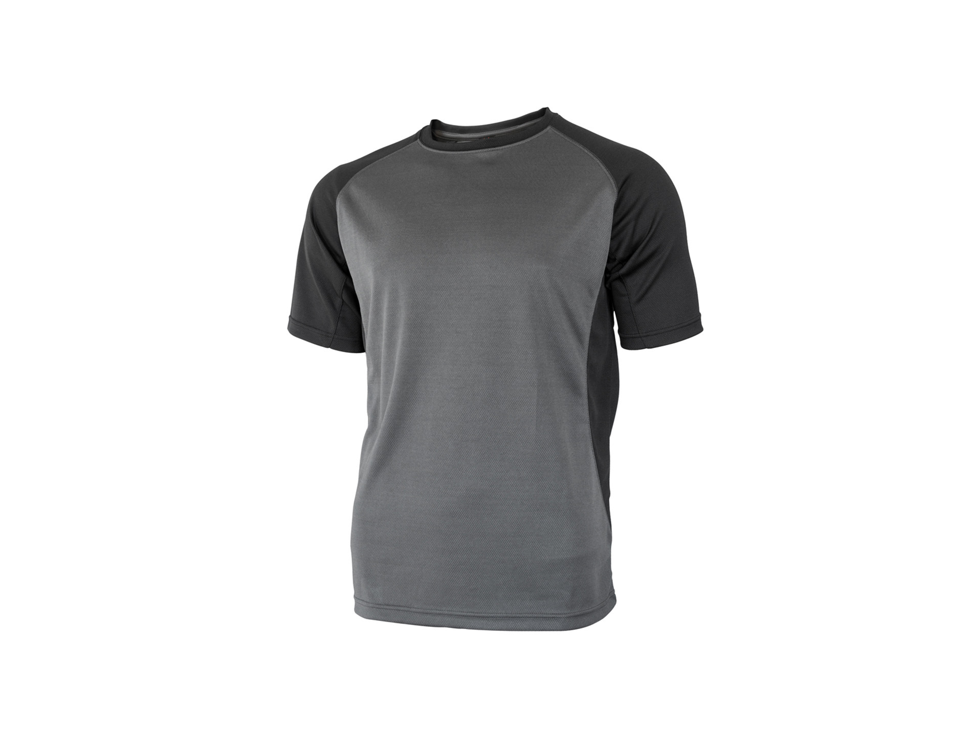 T-SHIRT BRUT MC GRIS/NOIR NEW