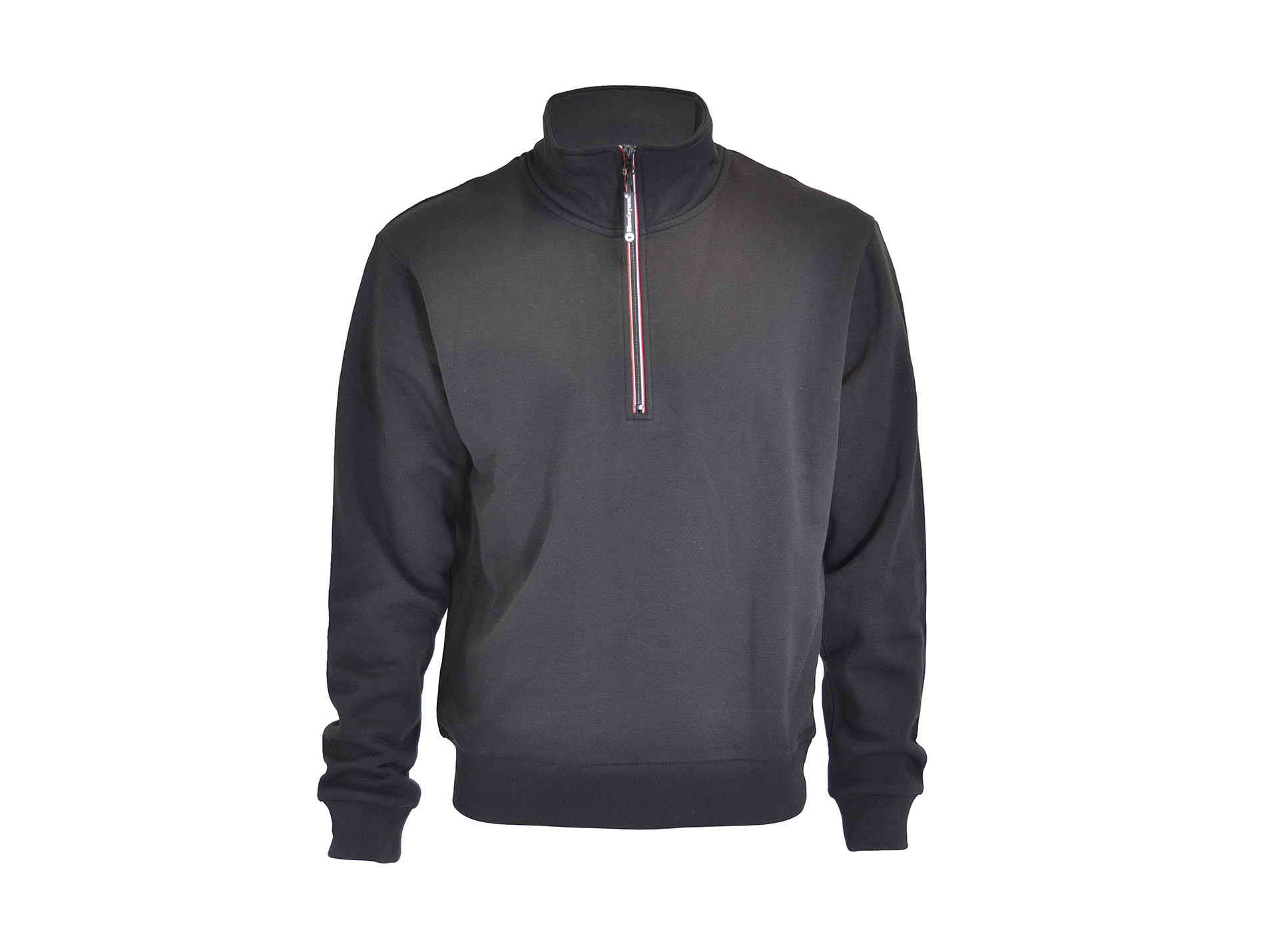 Sweat de travail WORKSTONE Mendoza avec demi-zip noir