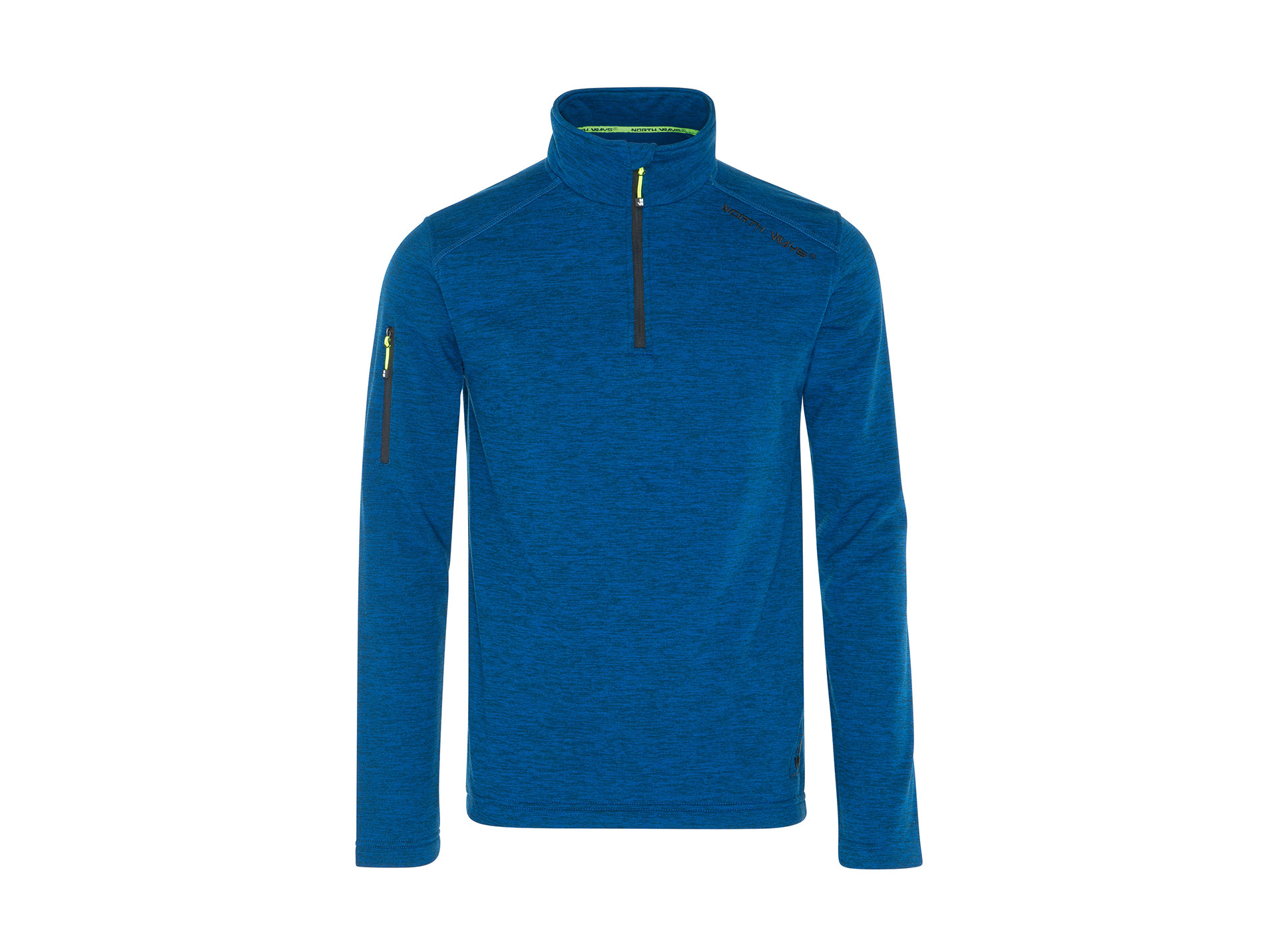 Sweat de travail NINE WORTHS Kylian avec demi-zip marine