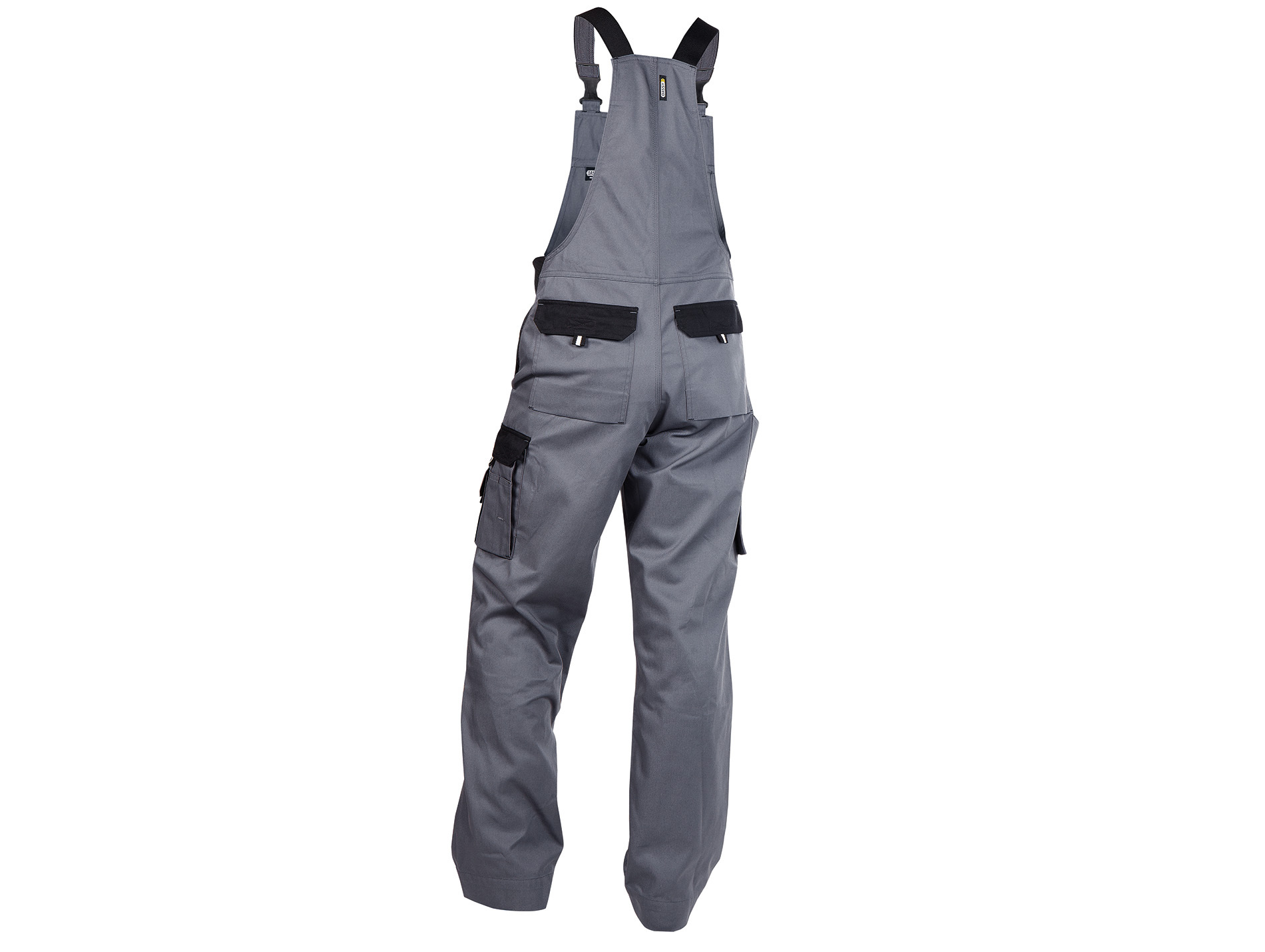 Salopette de travail DASSY Calais poly/coton gris/noir