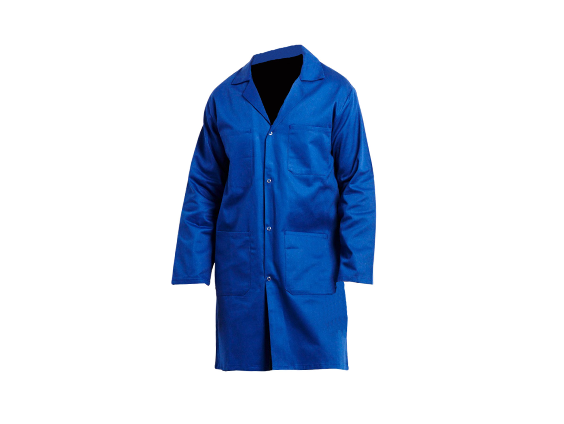 Blouse de travail PBV Bugatti coton pressions bleu
