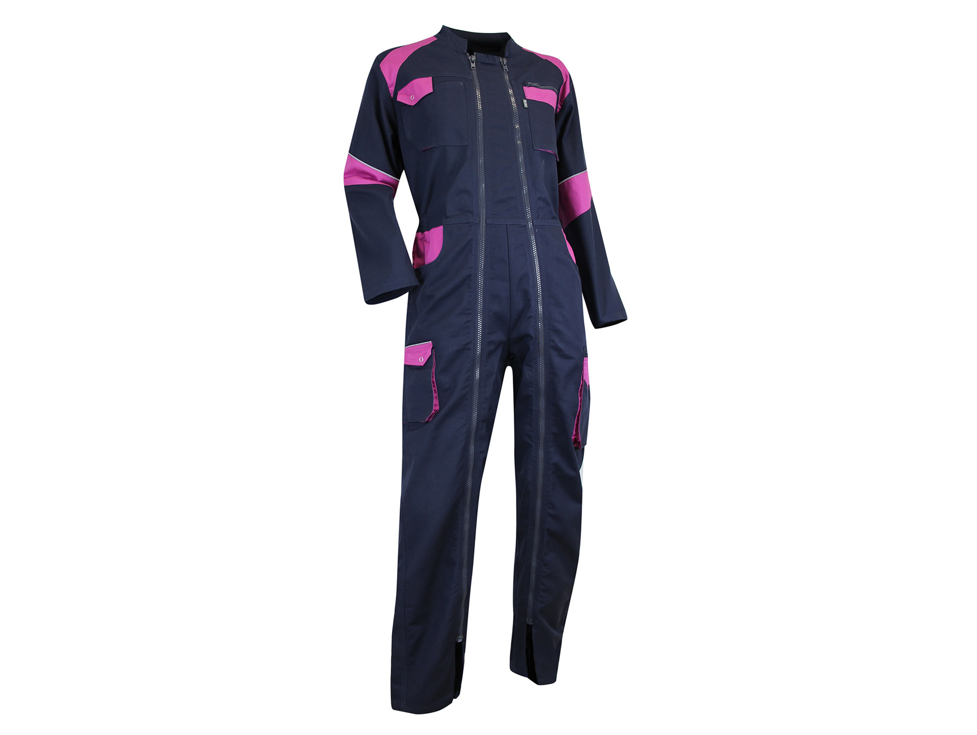 Combinaison de travail LMA Orge poly/coton femme bleu