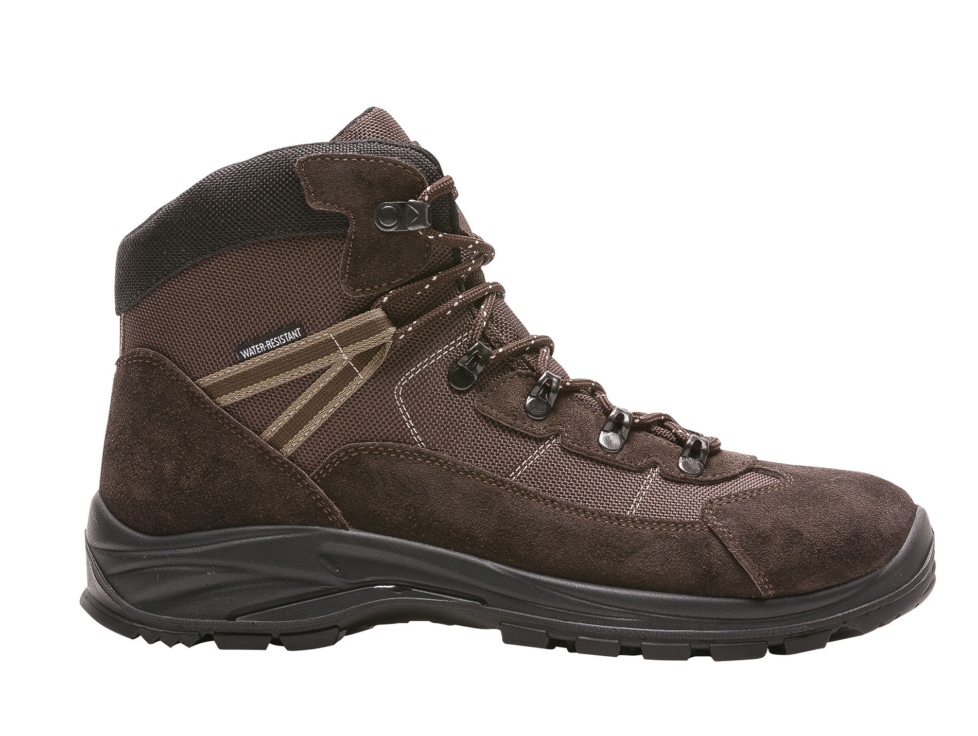 Chaussures de travail hautes BAUDOU Kamikaze cuir/textile