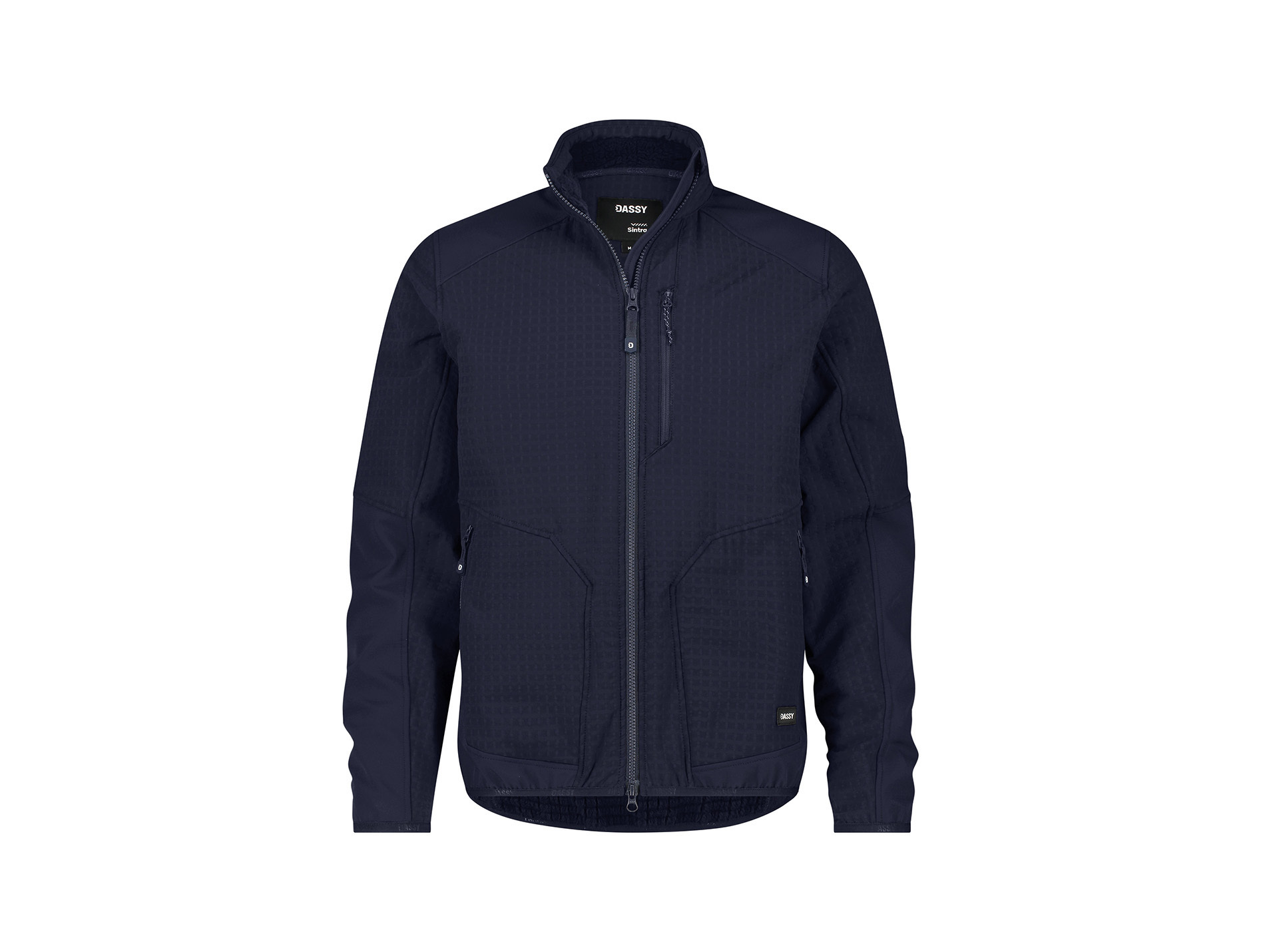 Veste de travail DASSY Sintra poly/élasthanne marine