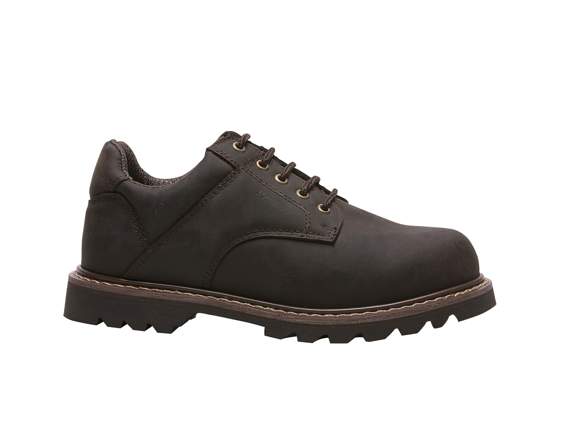 Chaussures de travail basses MANITOU Dolmen cuir marron