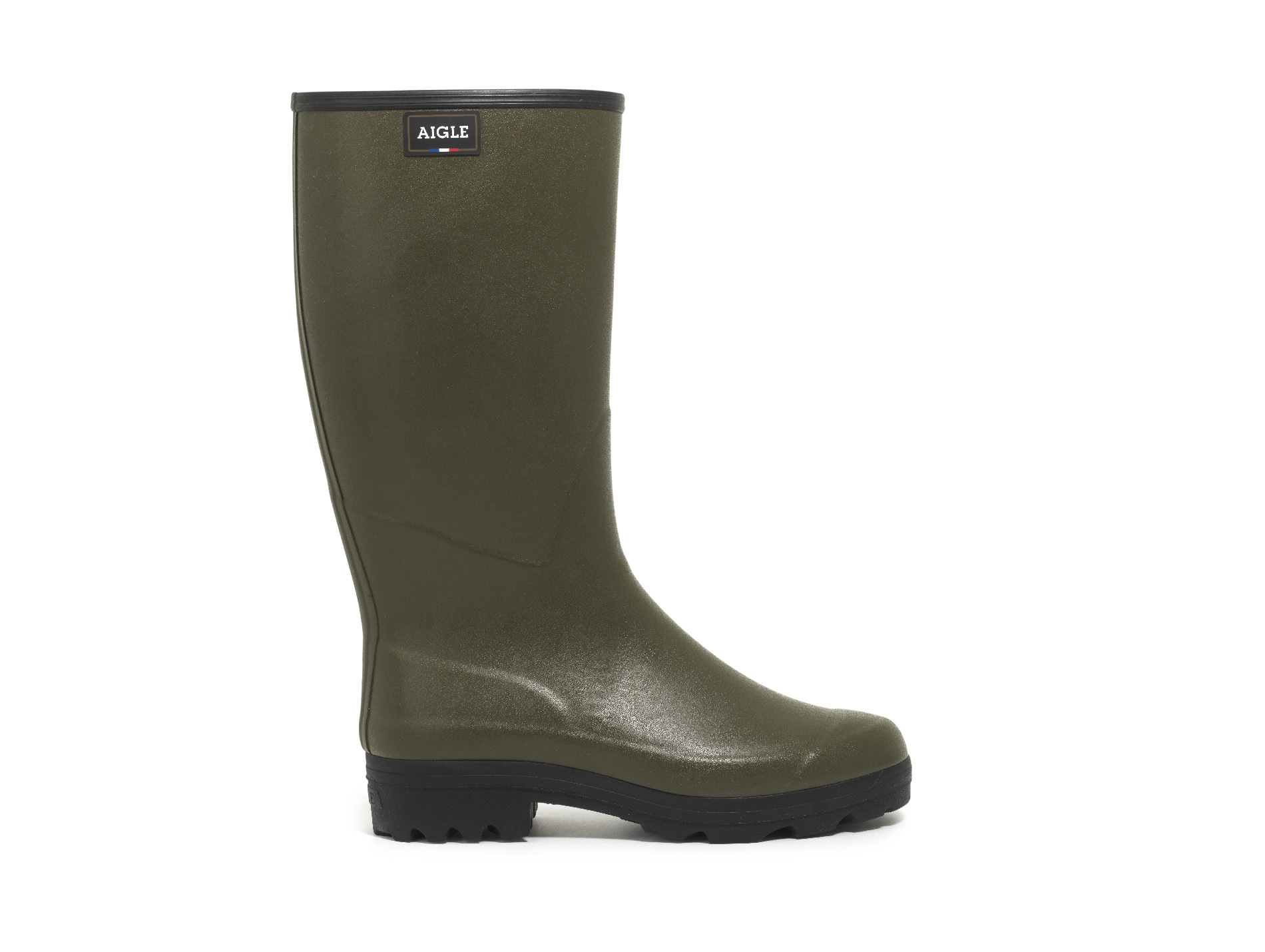 Bottes AIGLE Chambord neomes caoutchouc kaki