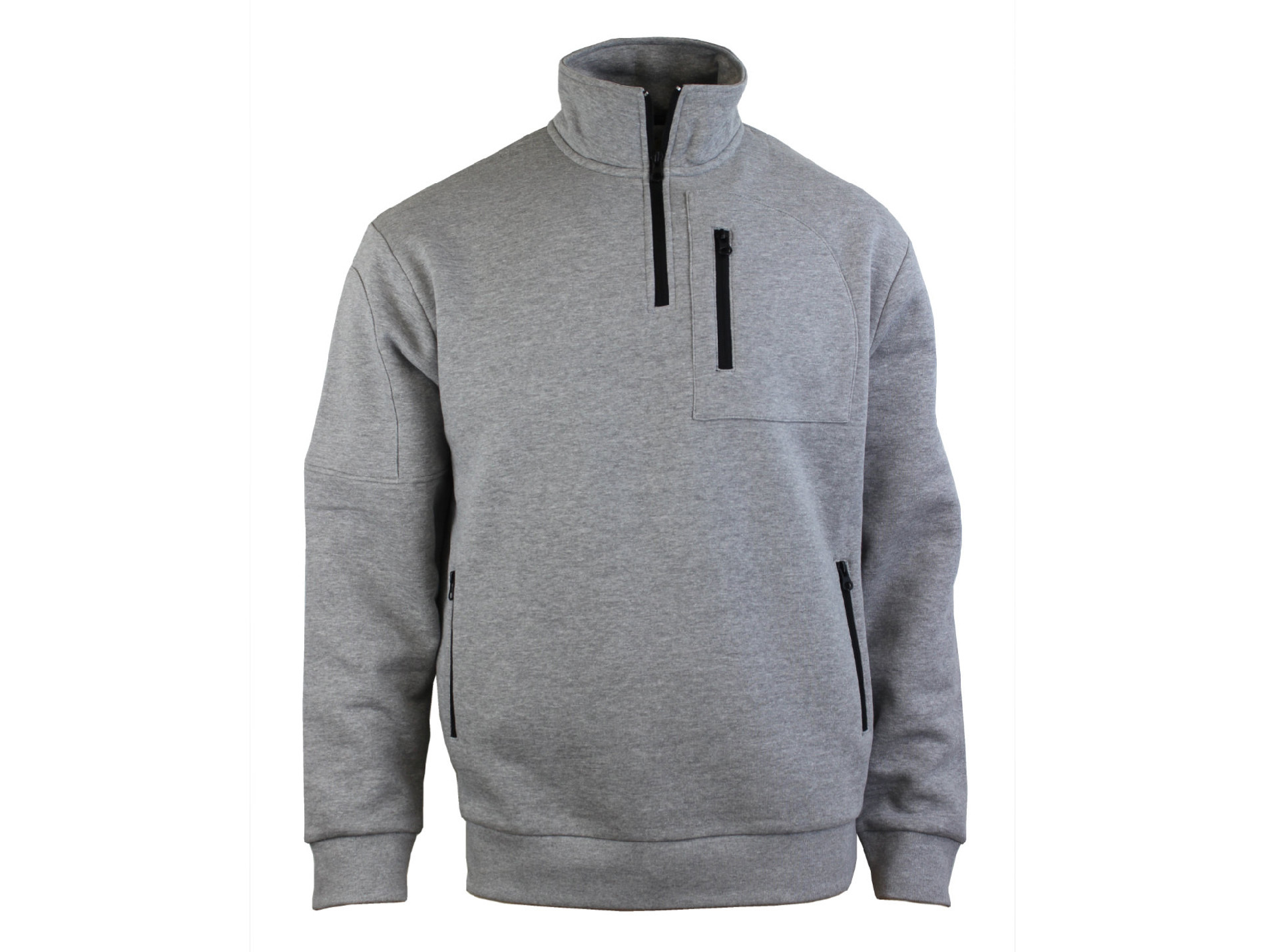 Sweat de travail CHALLENGER Perceval coton/poly gris