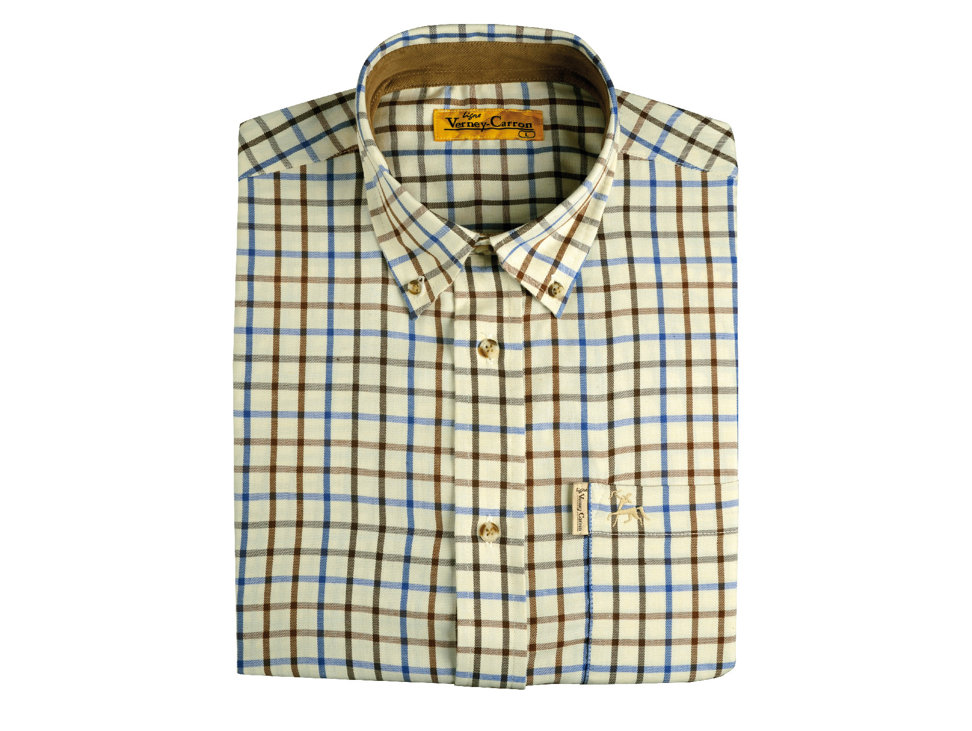 Chemise de chasse VERNEY CARRON Villemy polyester/coton