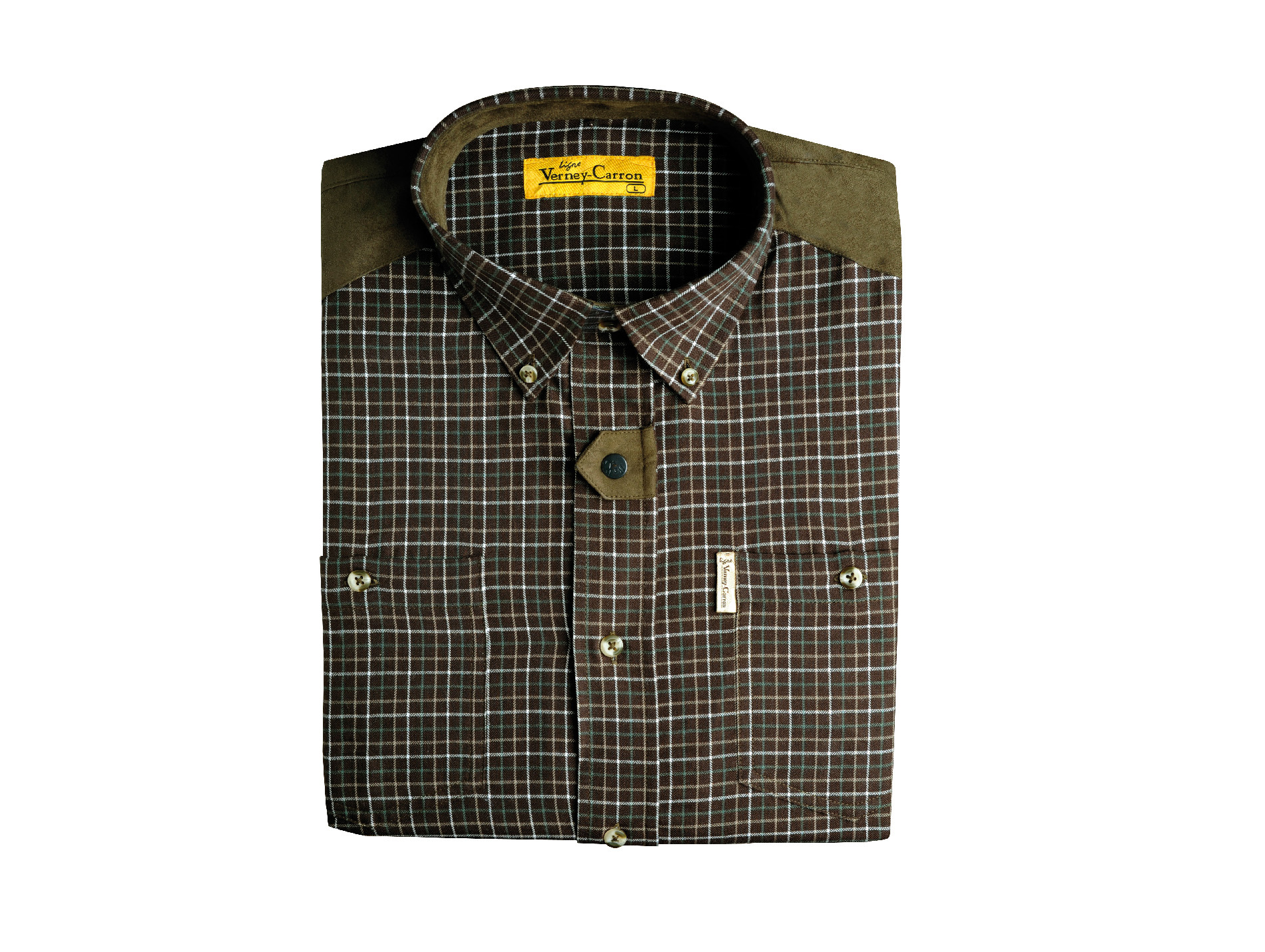 Chemise de chasse VERNEY CARRON Vitry polyester/coton
