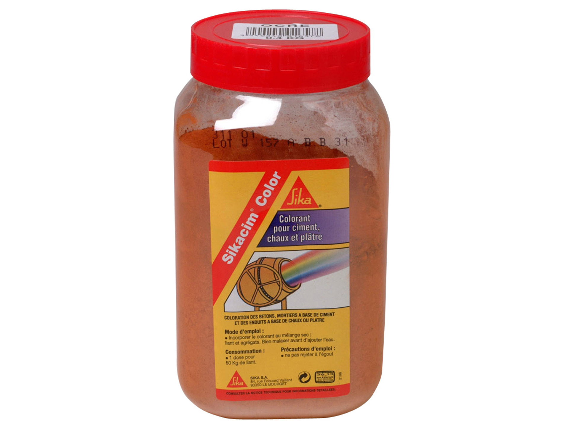 Colorant ciment SIKACIM COLOR 400g - 4 coloris