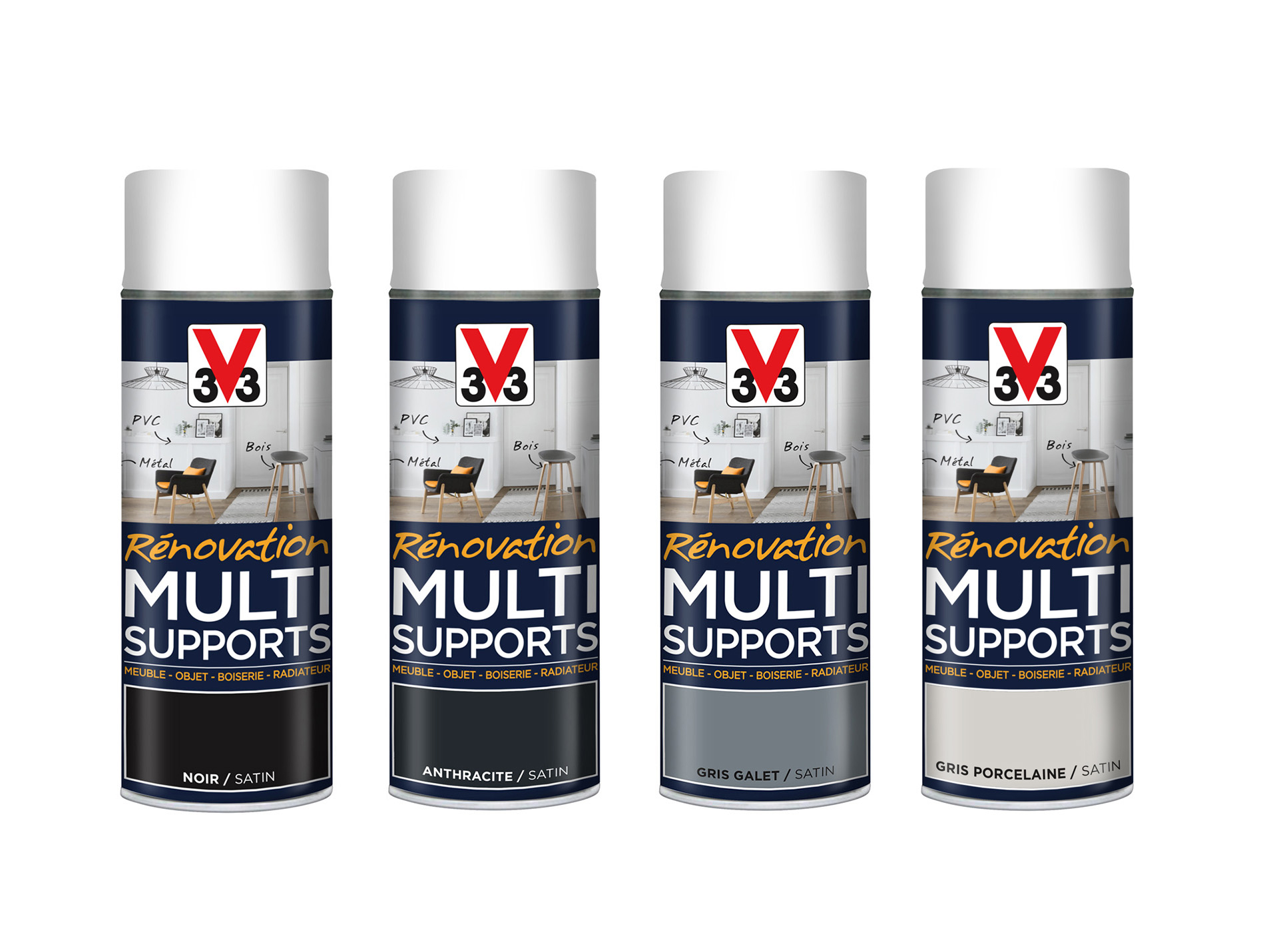 Peinture rénovation multi-supports V33 400ml