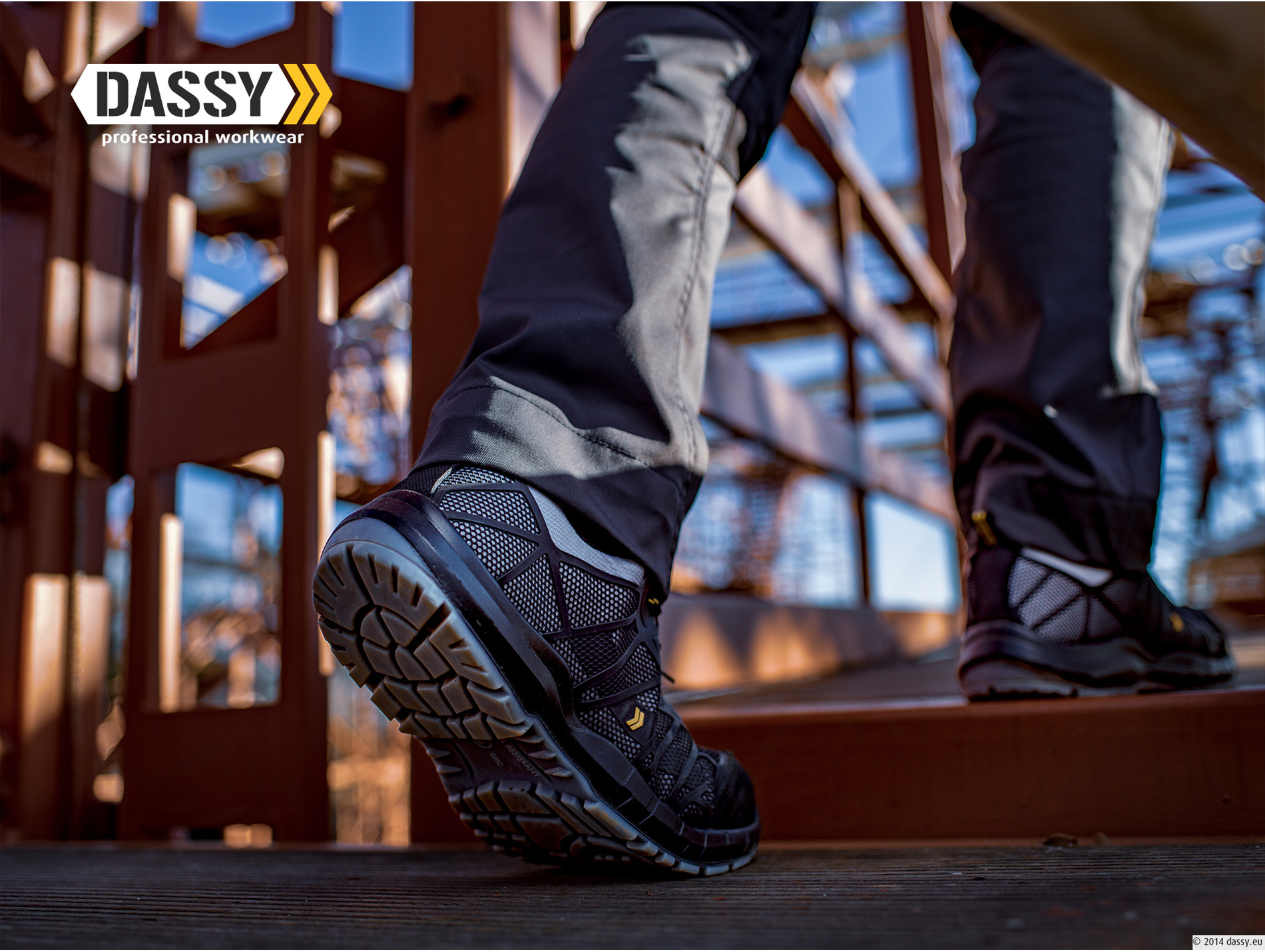 Chaussure de sécurité basse DASSY Nox textile S3 bleu