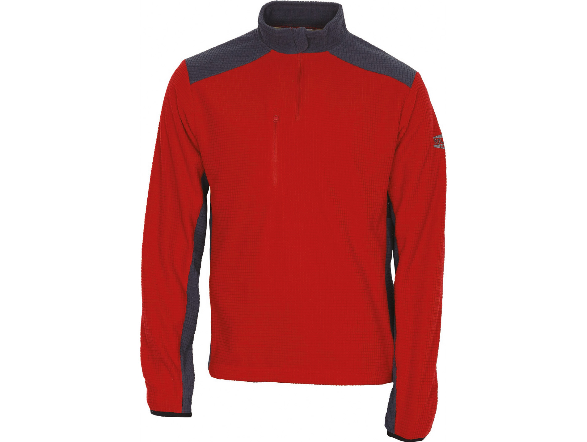 Veste polaire SOLIDUR Cobre polyester rouge