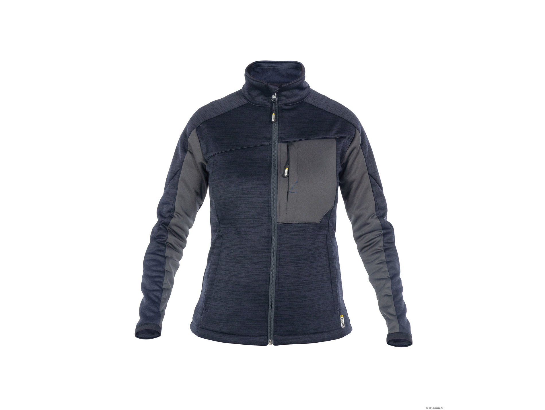 Polaire de travail DASSY Convex polyester femme marine