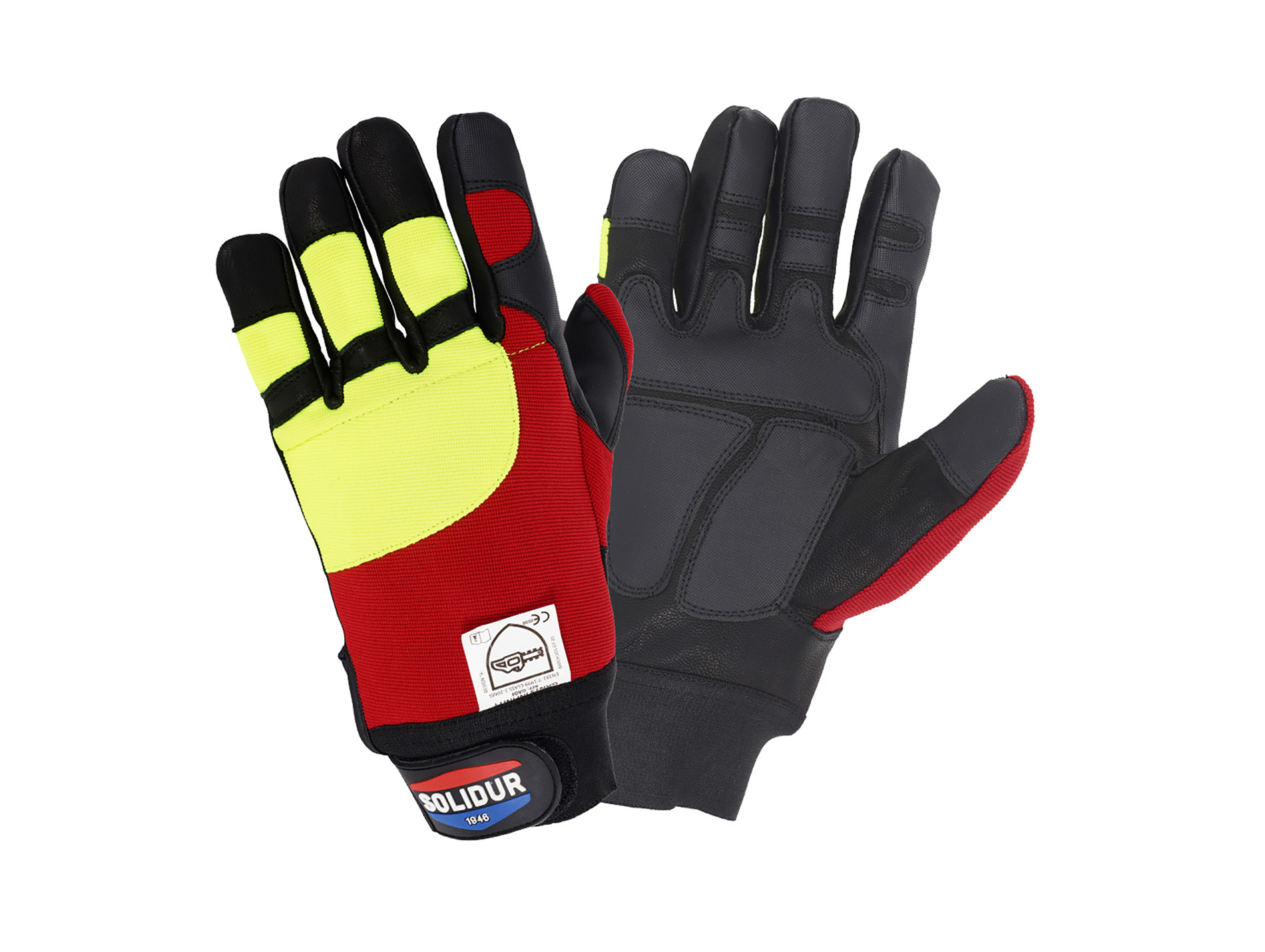 Gants forestier SOLIDUR GA04 2 mains Classe I