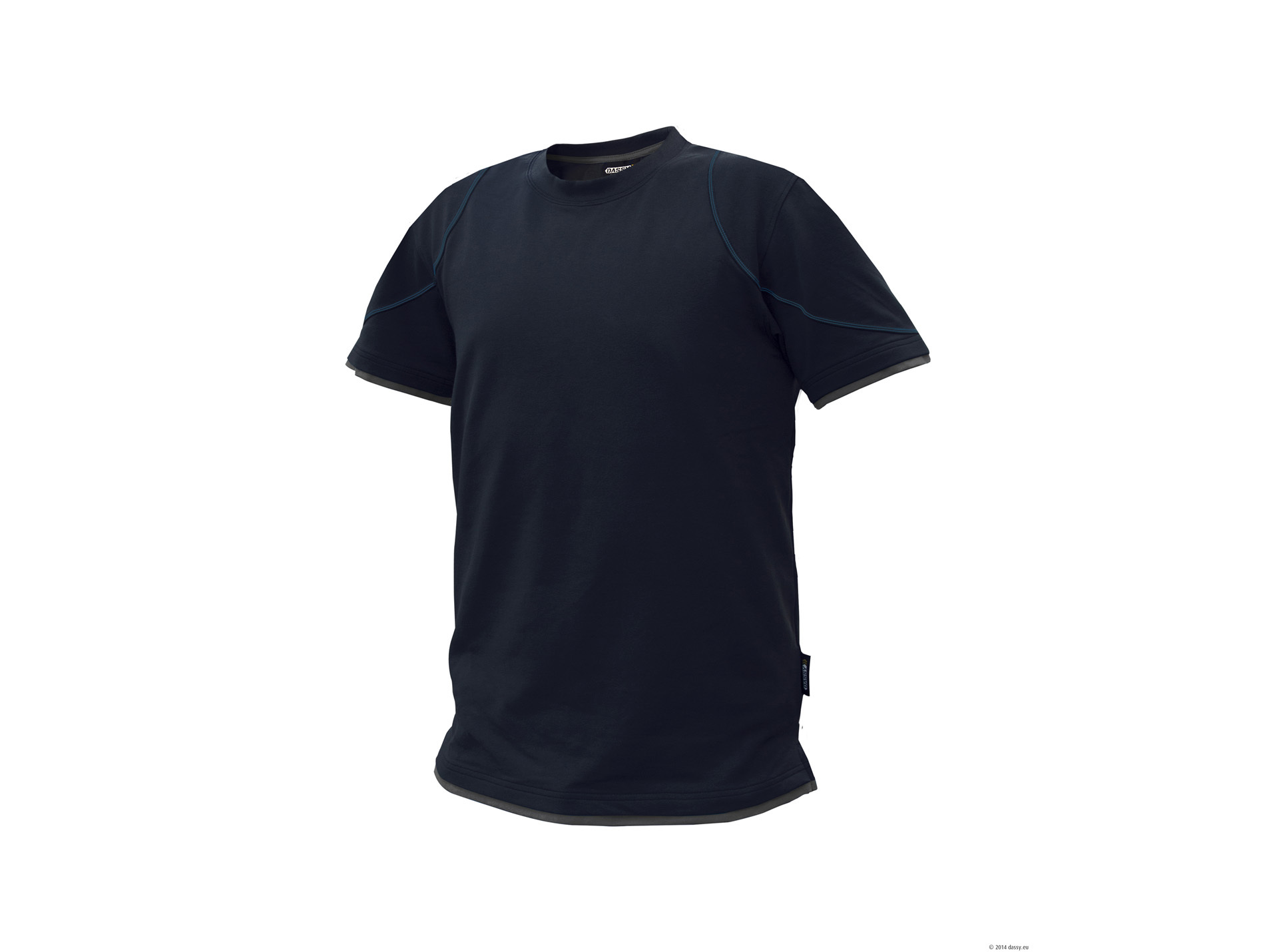 Tee shirt de travail DASSY Kinetic coton/élasthanne marine