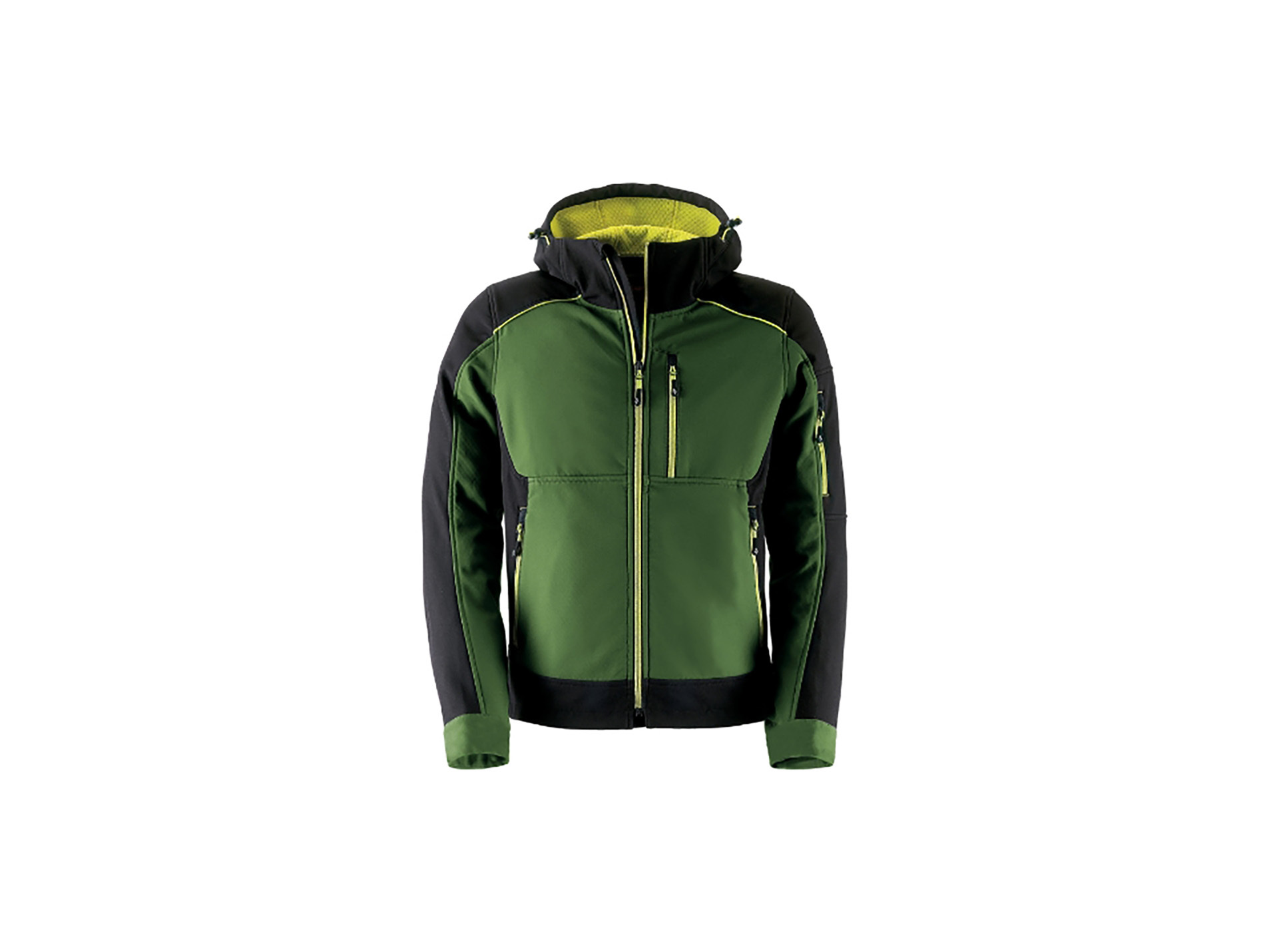 Veste de travail KAPRIOL Dynamic déperlante vert/noir