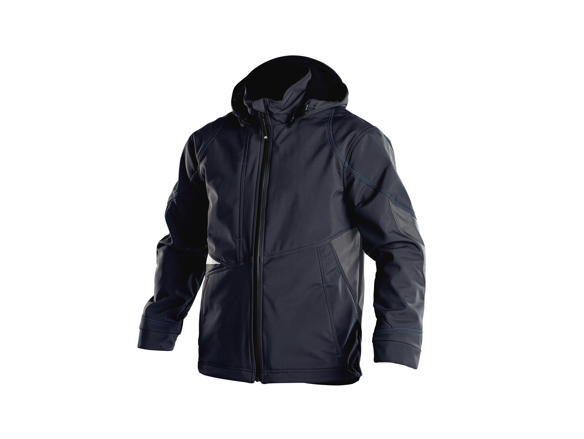 Veste de travail DASSY Gravity softshell marine/gris