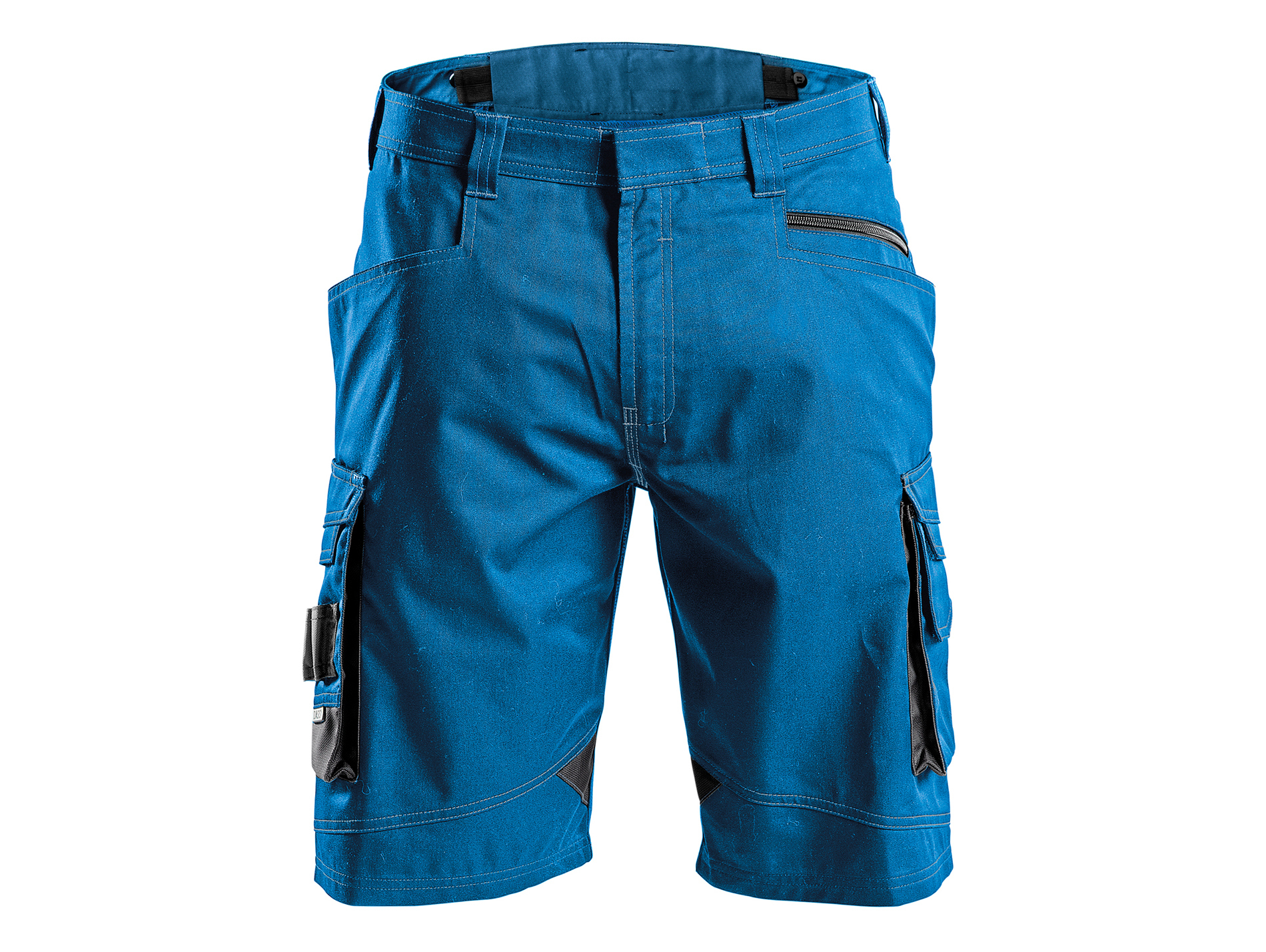 Short de travail DASSY Cosmic renforts cordura bleu/gris