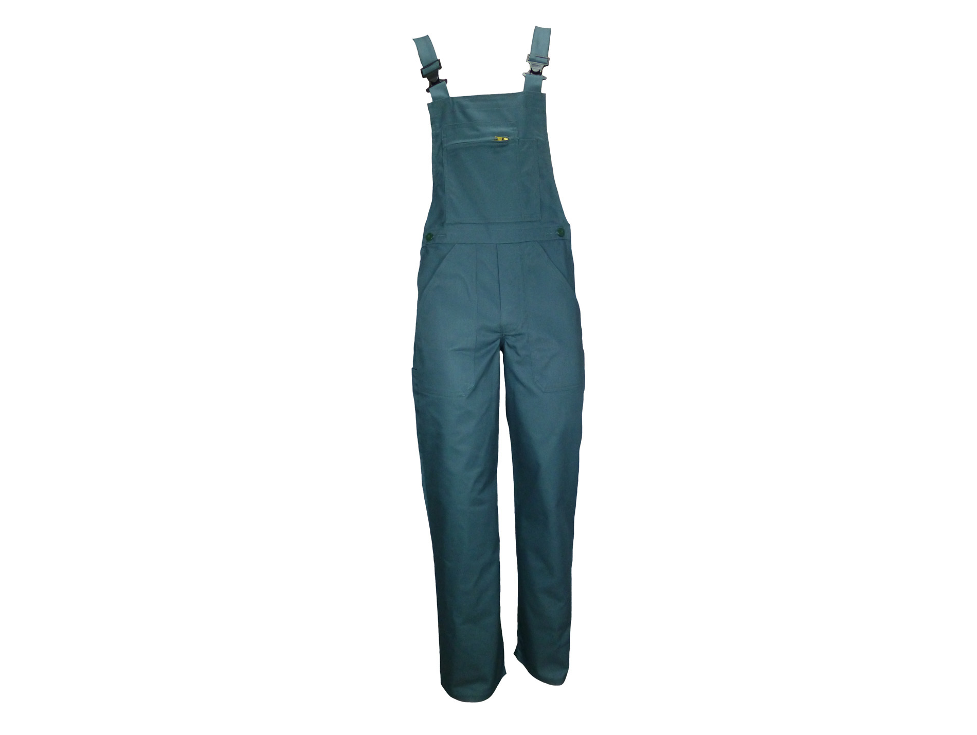 Salopette de travail PBV 07B670 poly/coton vert