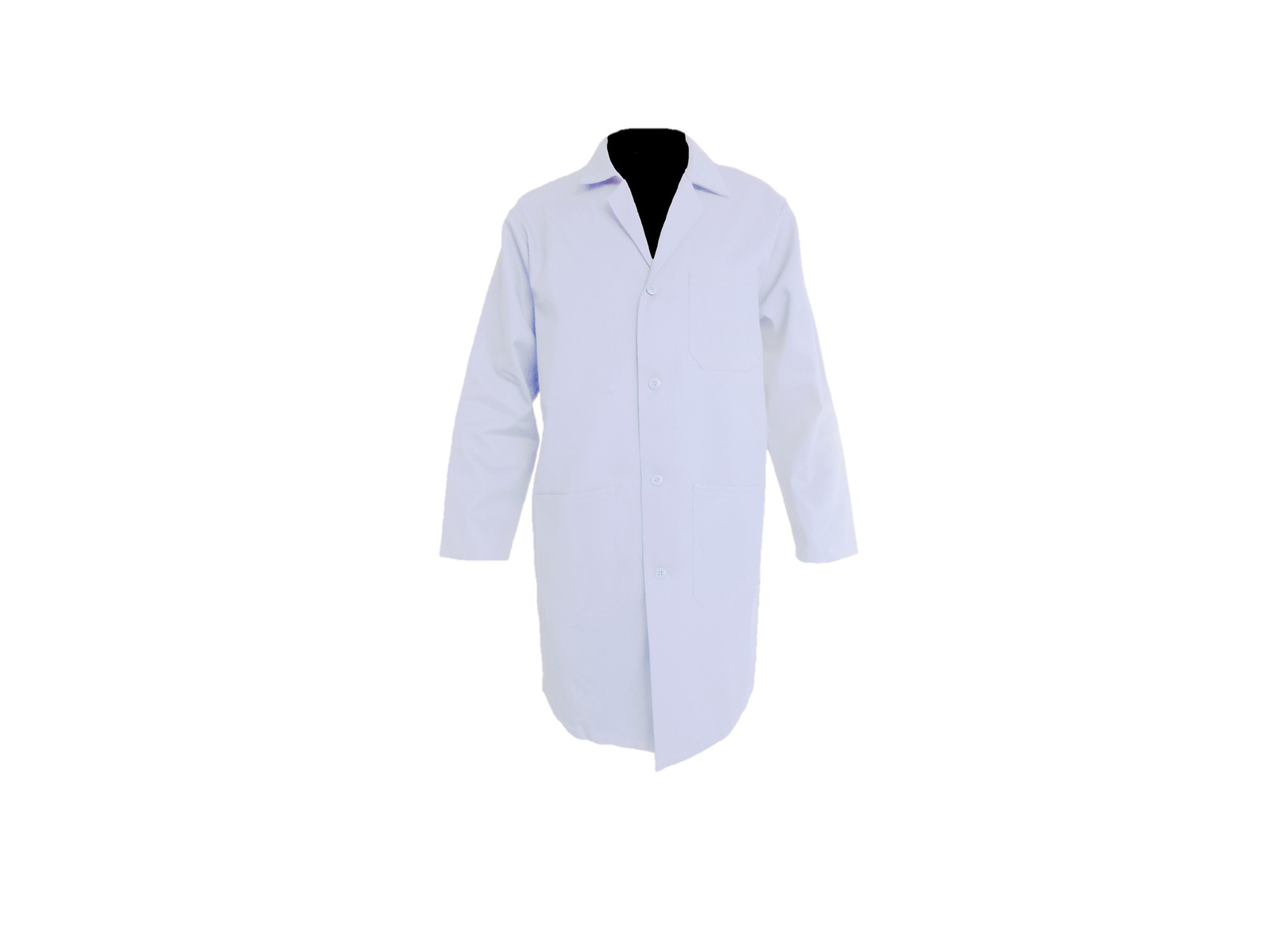 Blouse de travail PBV 12AB110 coton boutons blanc