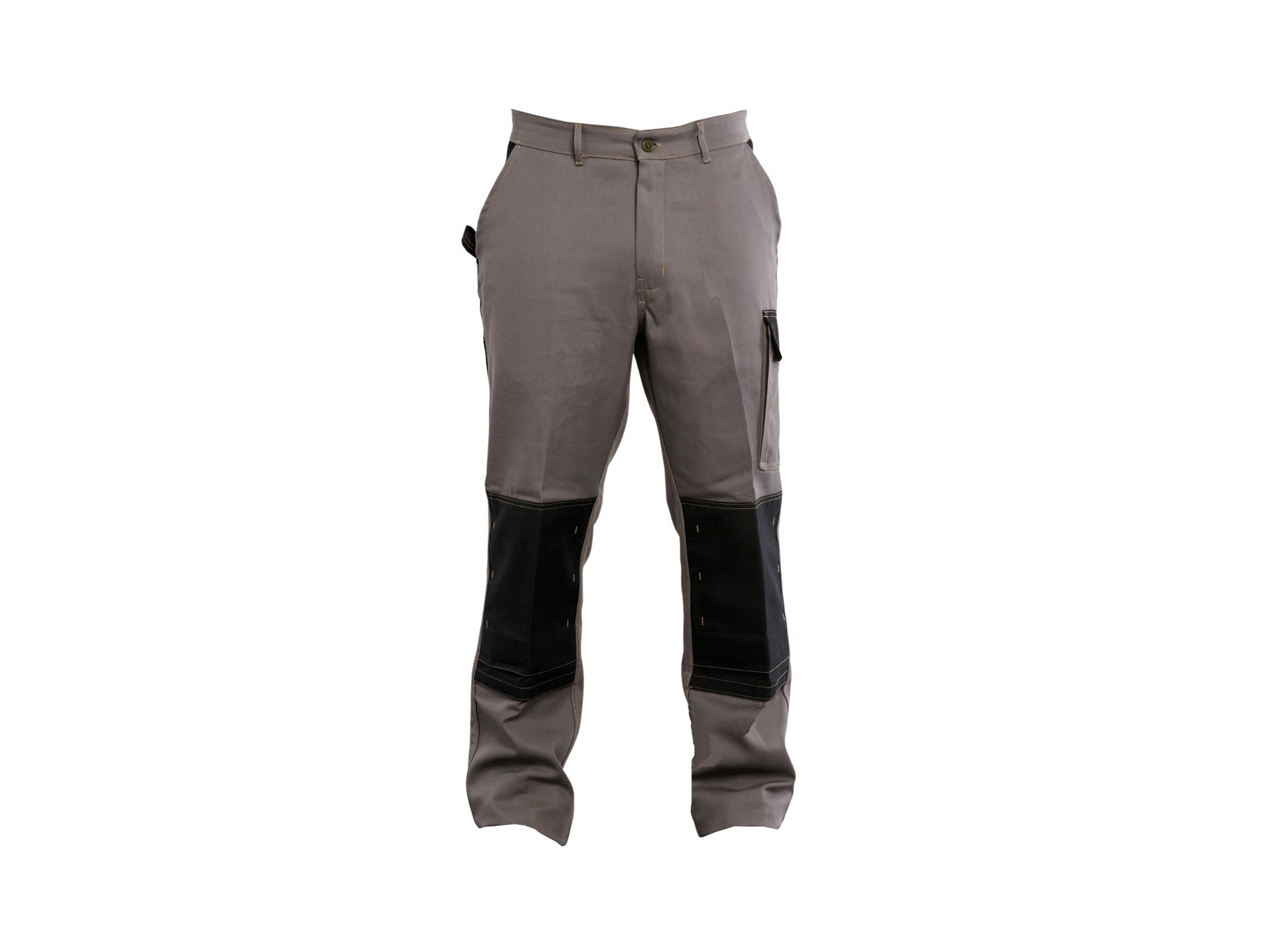 Pantalon de travail PBV Typhon coton/poly olive/noir