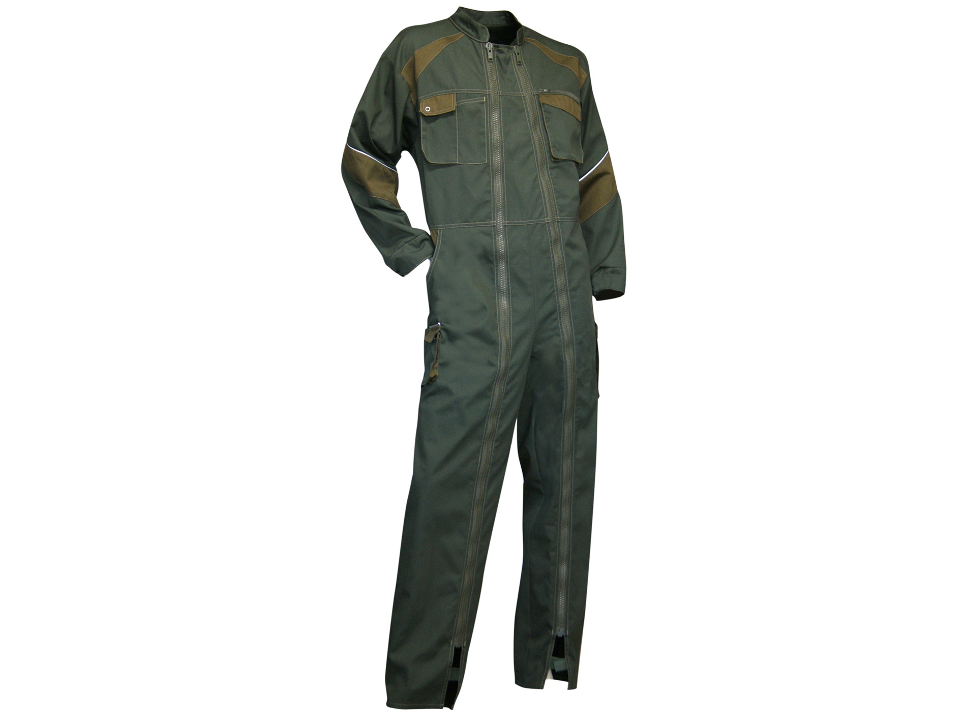 Combinaison de travail LMA Fourche kaki/havane