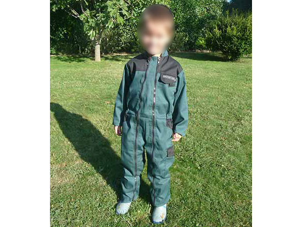 Combinaison enfant double zip Nature'm