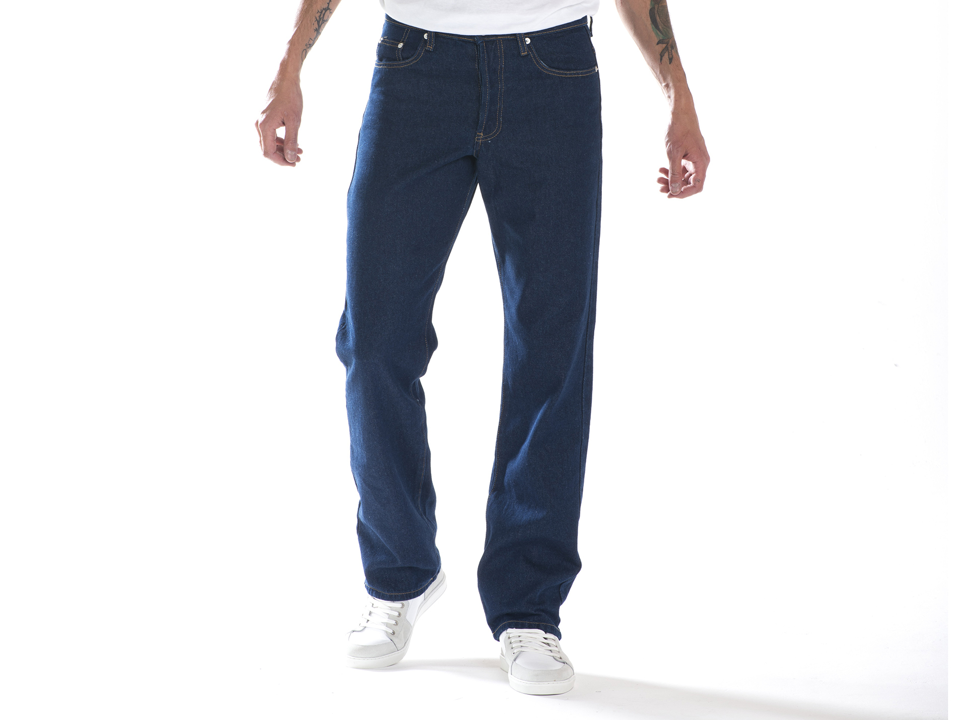 Jean de travail FULL BLUE coton bleu