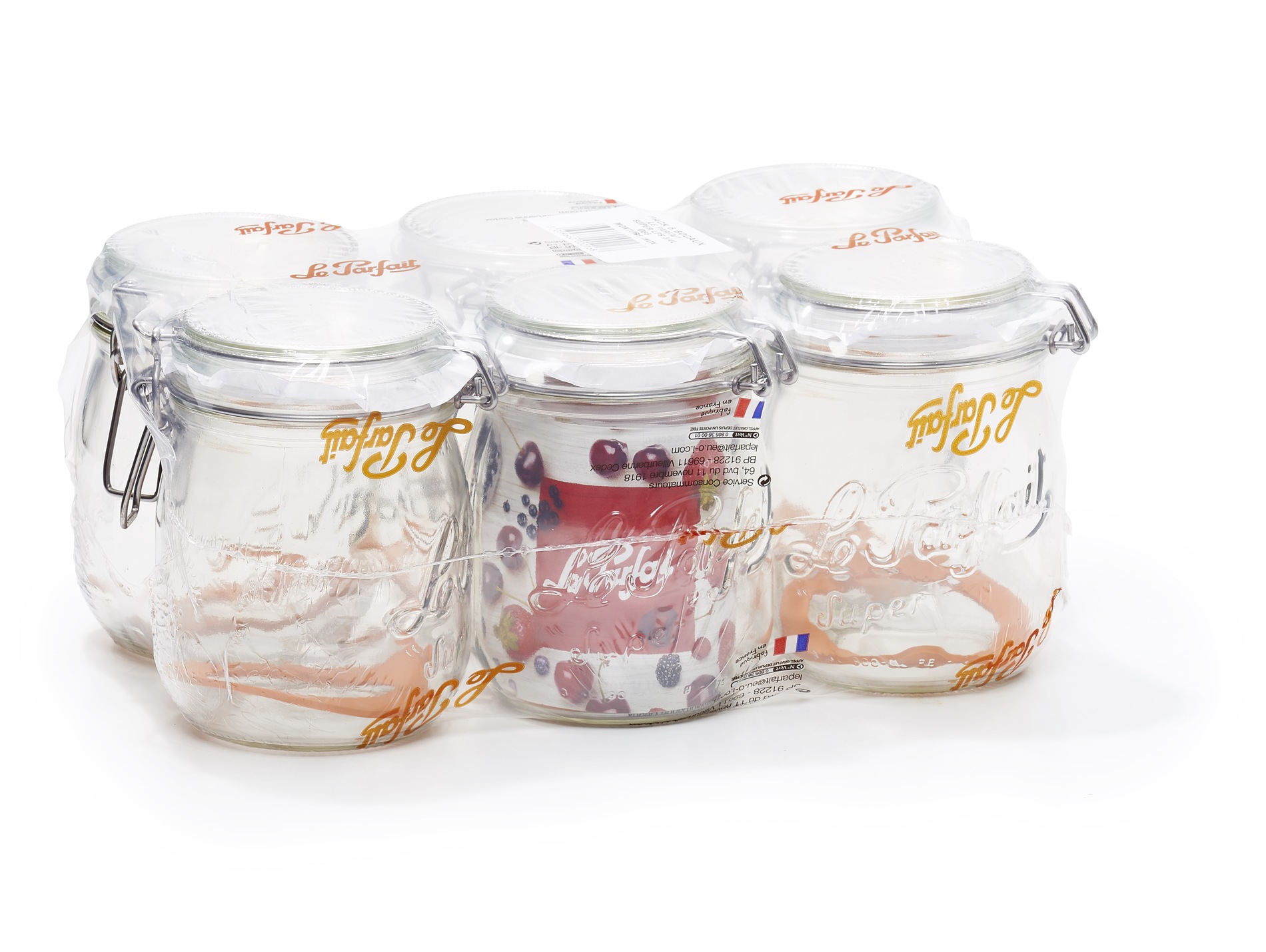 Bocaux LE PARFAIT Super Ø85mm 0,75L x6